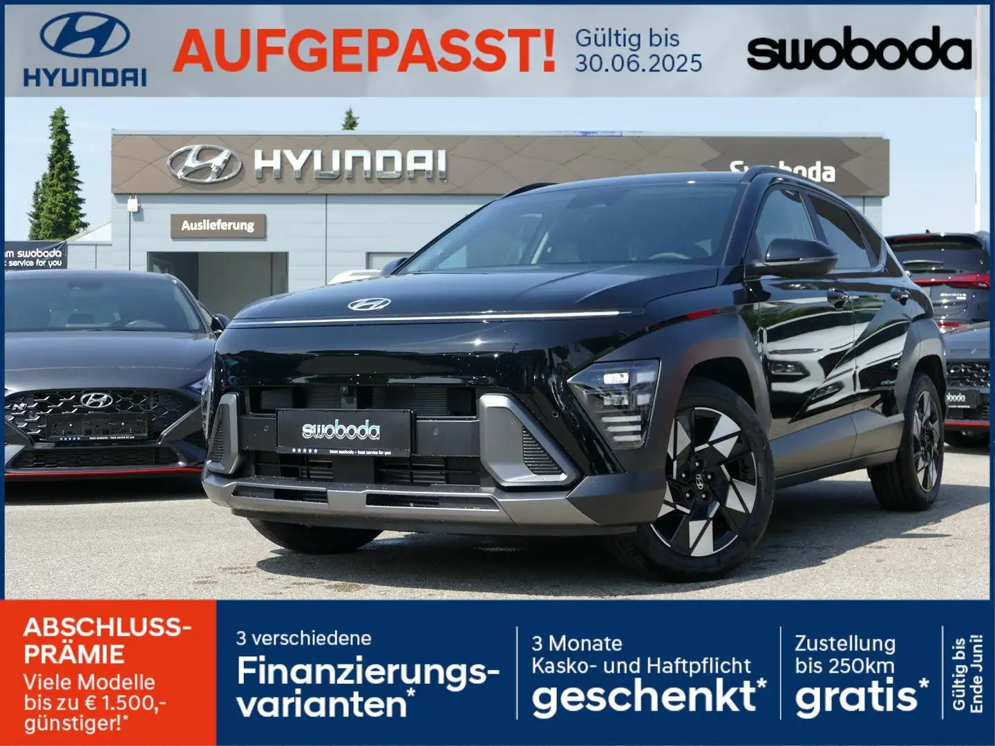 Hyundai KONA Kona (SX2) Prestige Line 1.6 T-GDI 4WD DCT k3bp2 Nero - 1