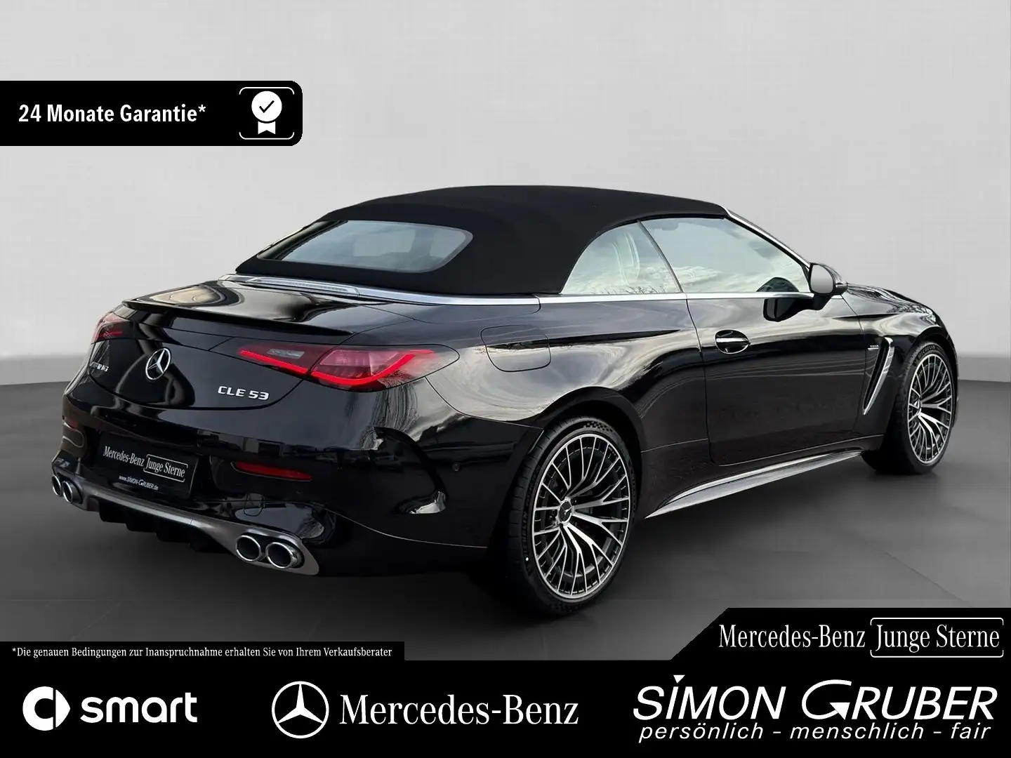 Mercedes-Benz CLE 53 AMG CLE 53 4MATIC+ Cabriolet Burm HUD Leder ohne KM Schwarz - 2