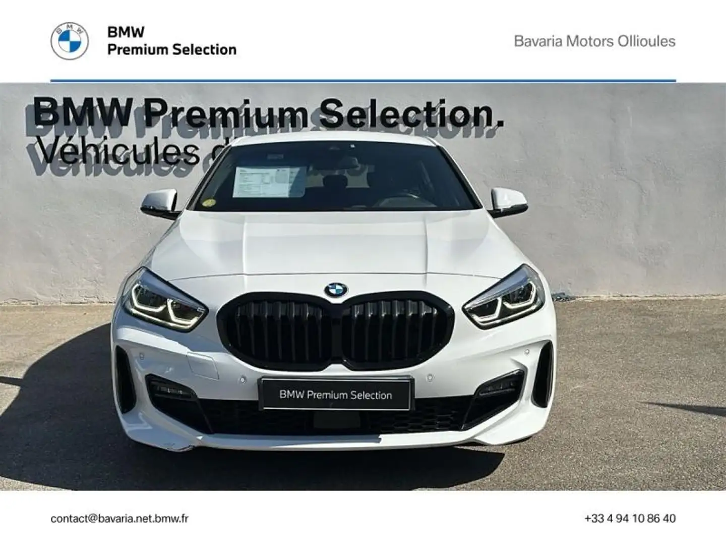 BMW 116 116dA 116ch M Sport DKG7 Blanc - 2