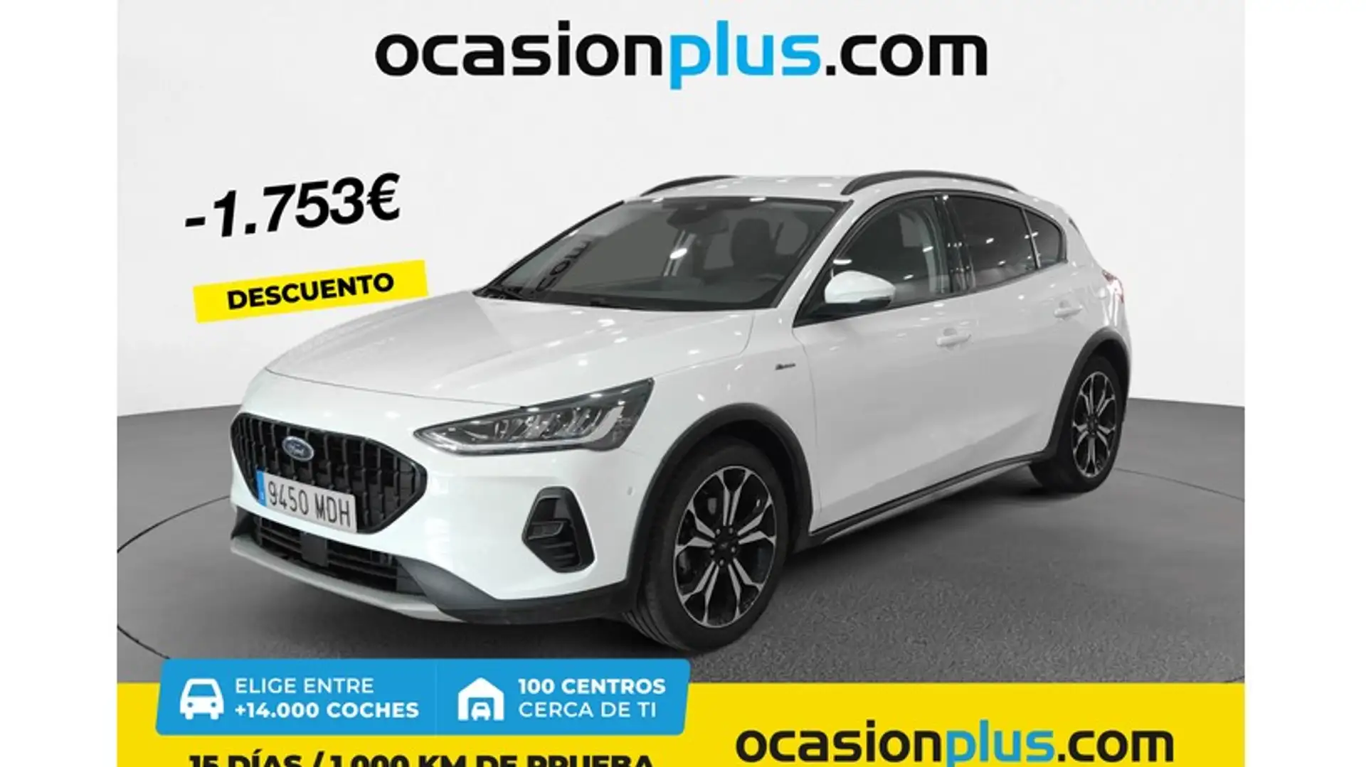 Ford Focus 1.0 Ecoboost MHEV Active 155 Bianco - 1