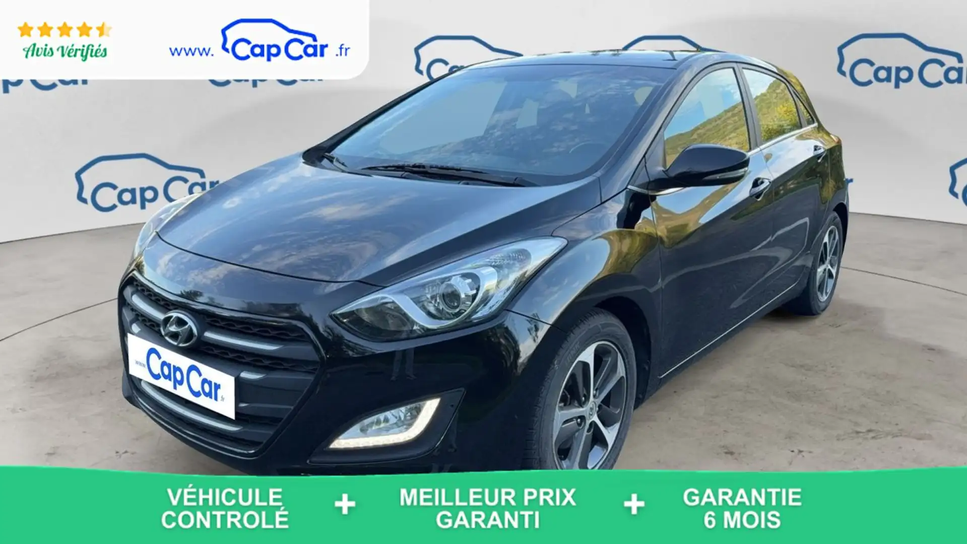 Hyundai i30 II 1.6 CRDi 110 DCT-7 GO! Navi - Automatique Noir - 1