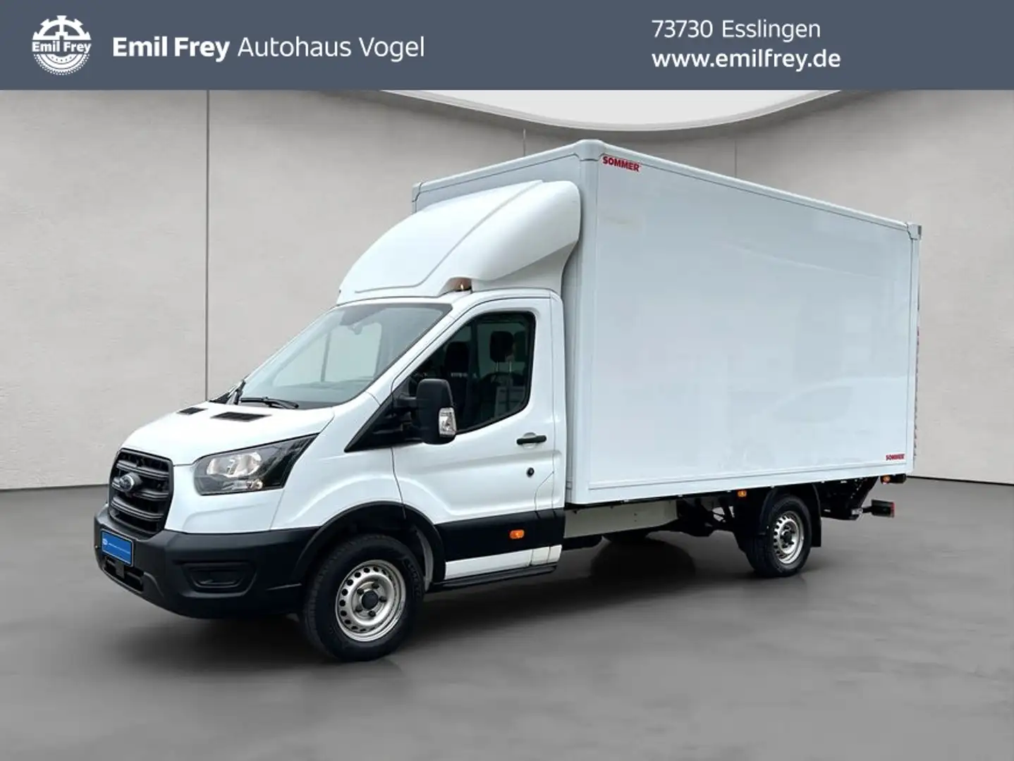 Ford Transit 350 L4 HA Ladebordwand Wit - 1