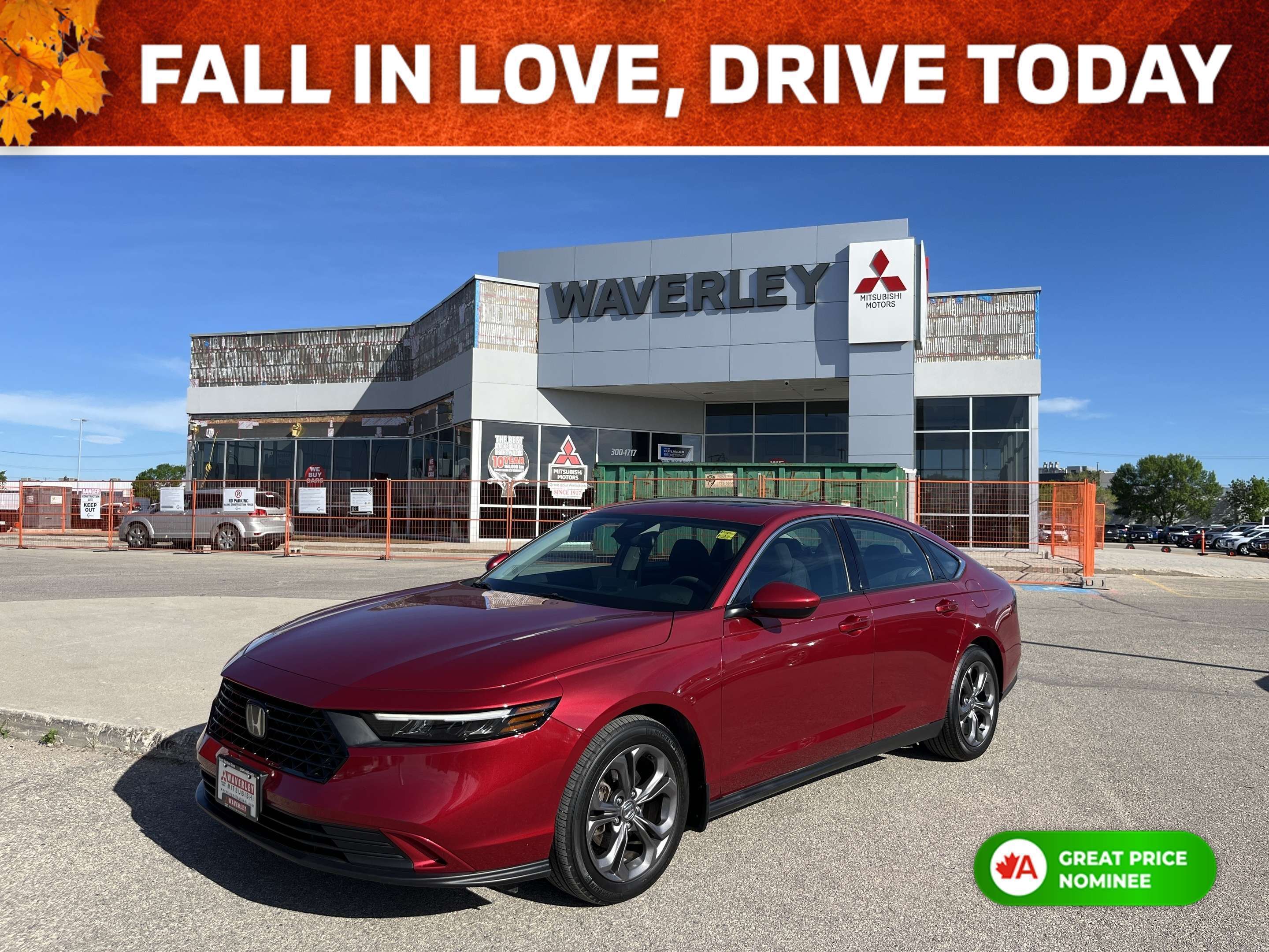 Red 2023 Honda Accord Sedan Front-Wheel Drive Automatic