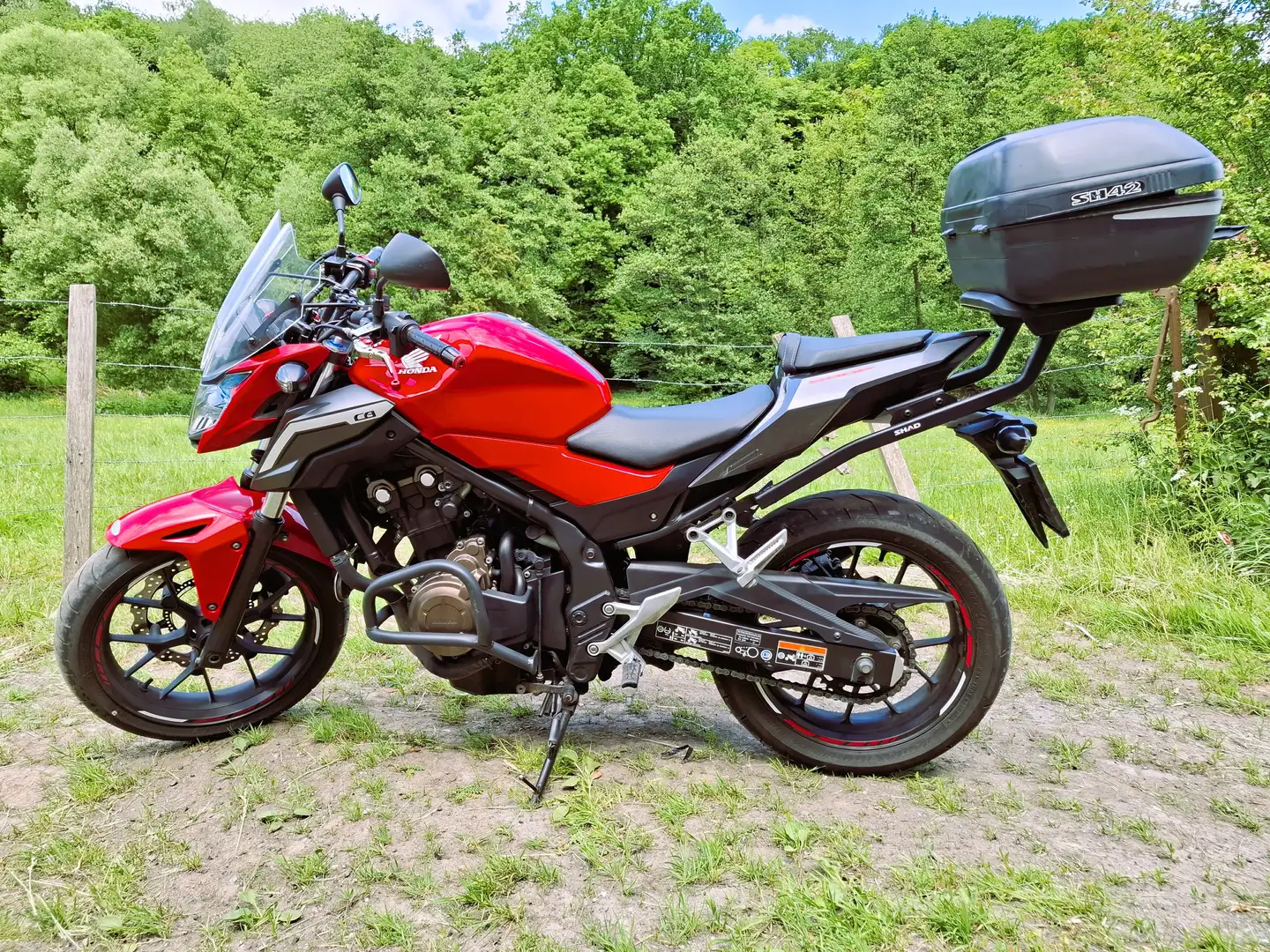 Honda CBF 500 FA (ABS) Rood - 2