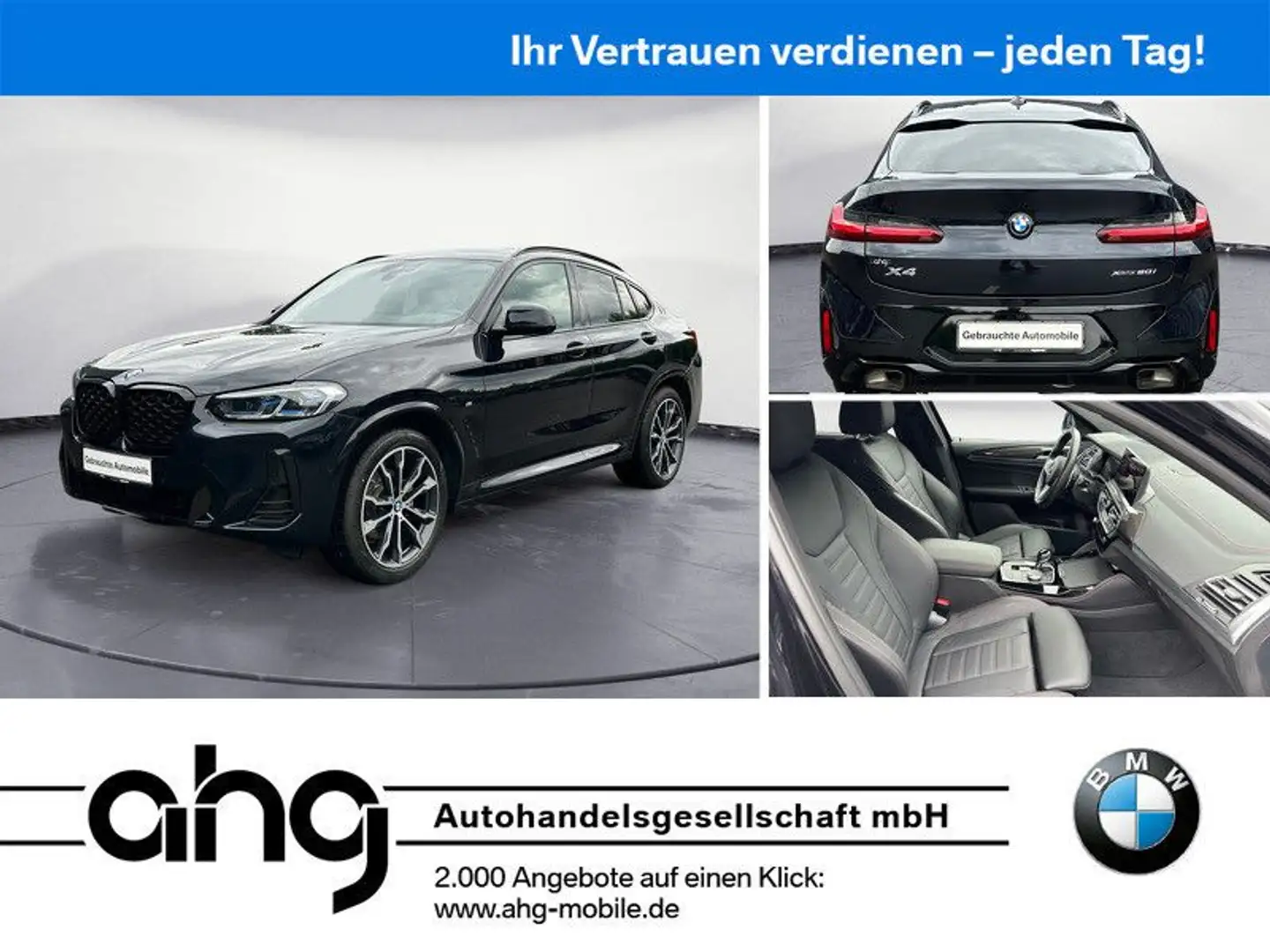 BMW X4 xDrive20i Aut. M Sportpaket Innovationsp. AHK Noir - 1