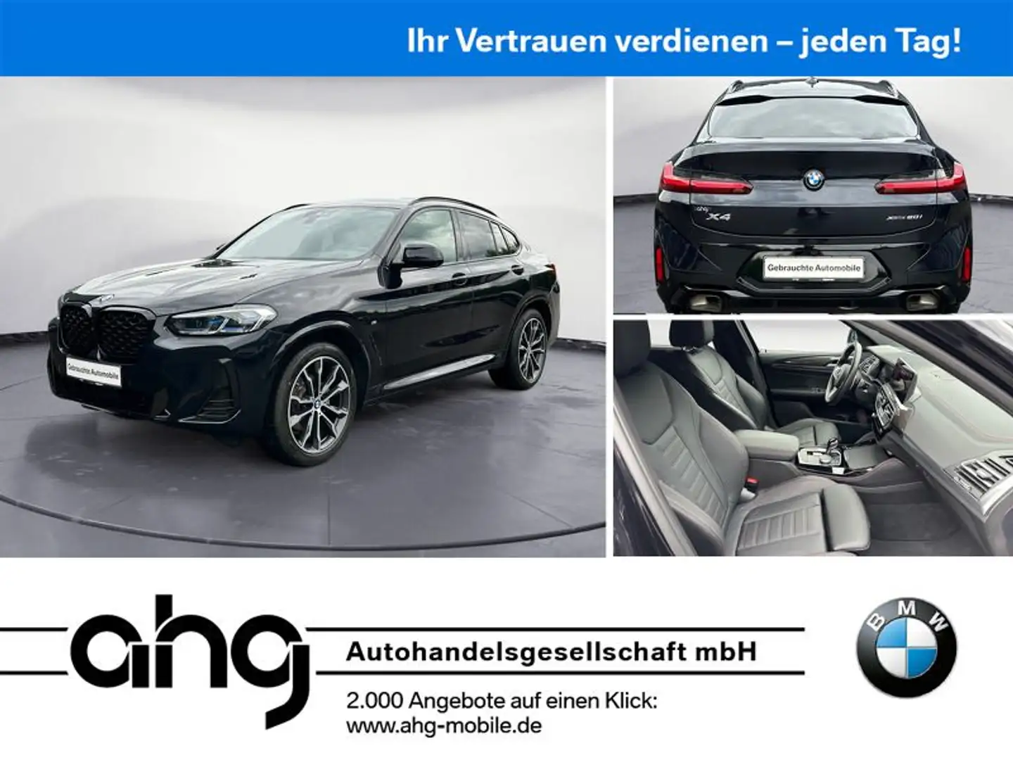 BMW X4 xDrive20i Aut. M Sportpaket Innovationsp. AHK Schwarz - 1