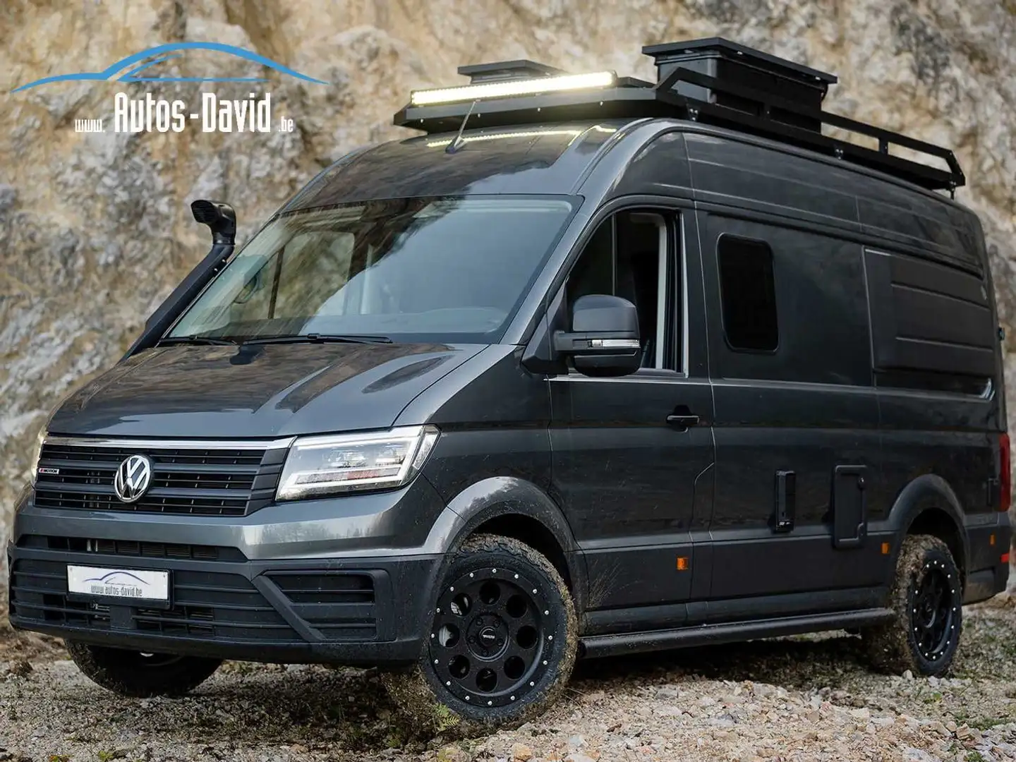 Volkswagen Crafter ADM Shadow 35 L3 H2 2.0 TDI 4Motion Camper Grijs - 2