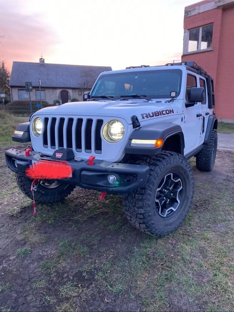 Jeep Wrangler Unlimited 2.0 T-GDI AWD Automatik rubicon Blanc - 2