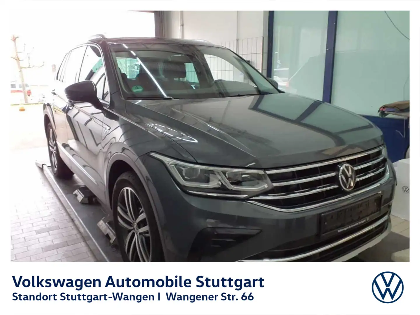 Volkswagen Tiguan Elegance 2.0 TSI DSG Navi Kamera AHK ACC Grau - 2