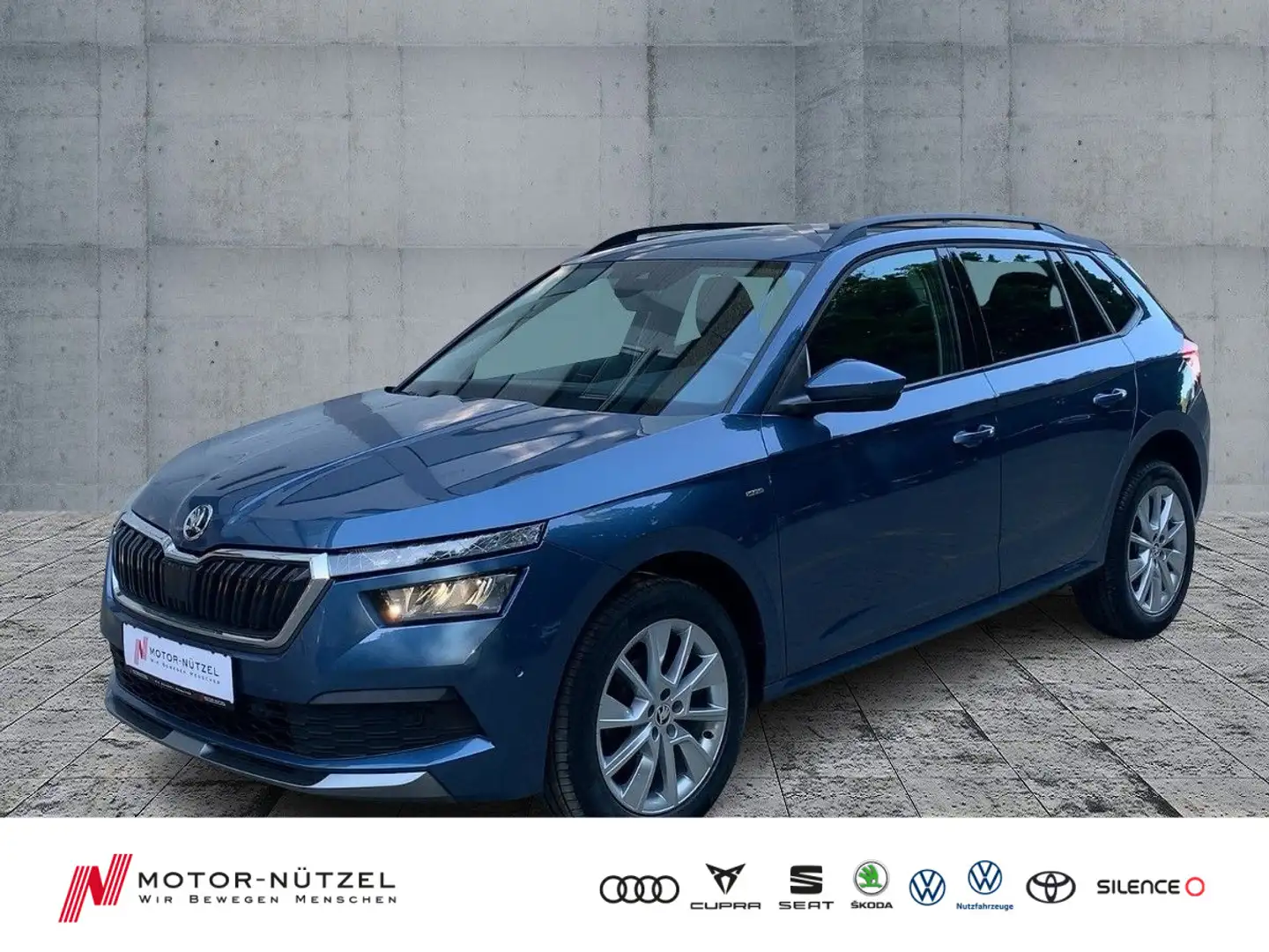 Skoda Kamiq 1.5 TSI CLEVER 5JG+LED+APP+DAB+GRA+SHZ+MFL Blau - 1