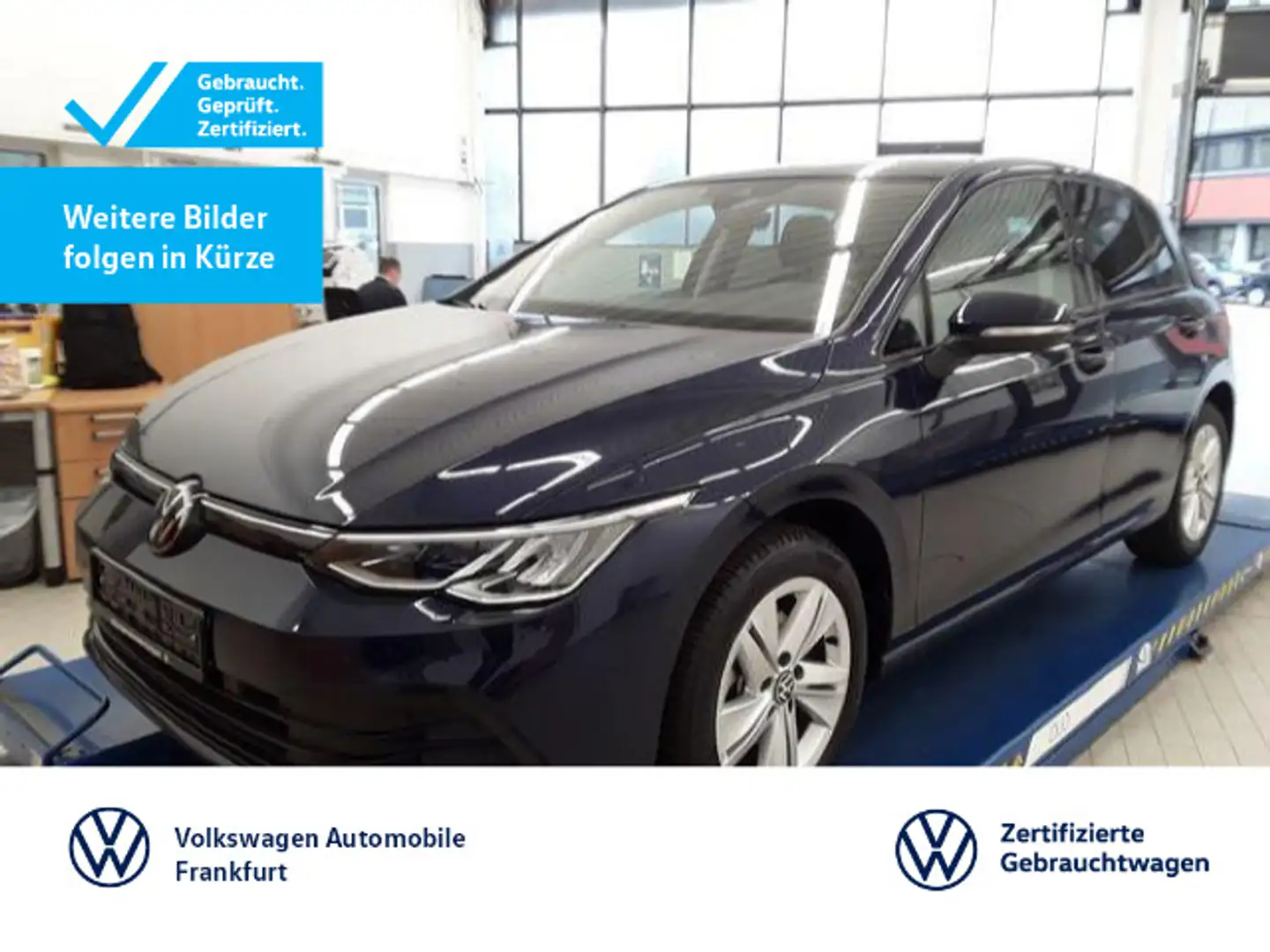 Volkswagen Golf VIII 1.5 eTSI DSG Life Navi Pano ACC LaneAs Blau - 1