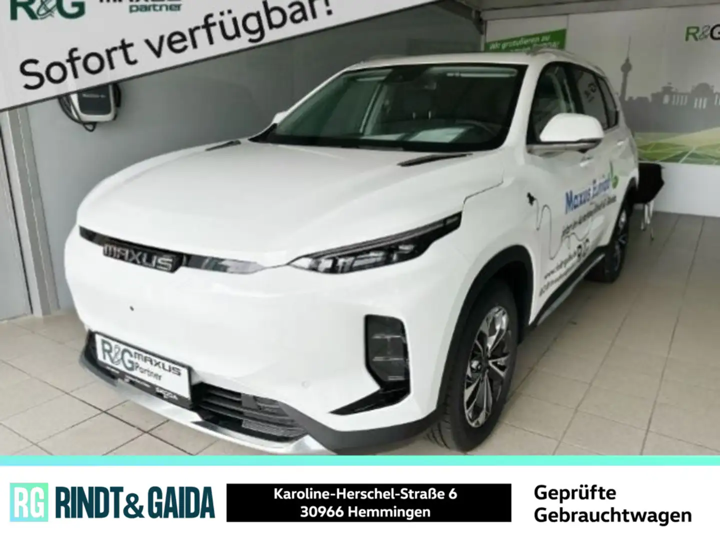 Maxus Euniq 6 Keyless 360-Grad Leder Pano ACC el.Sitze Blanco - 1