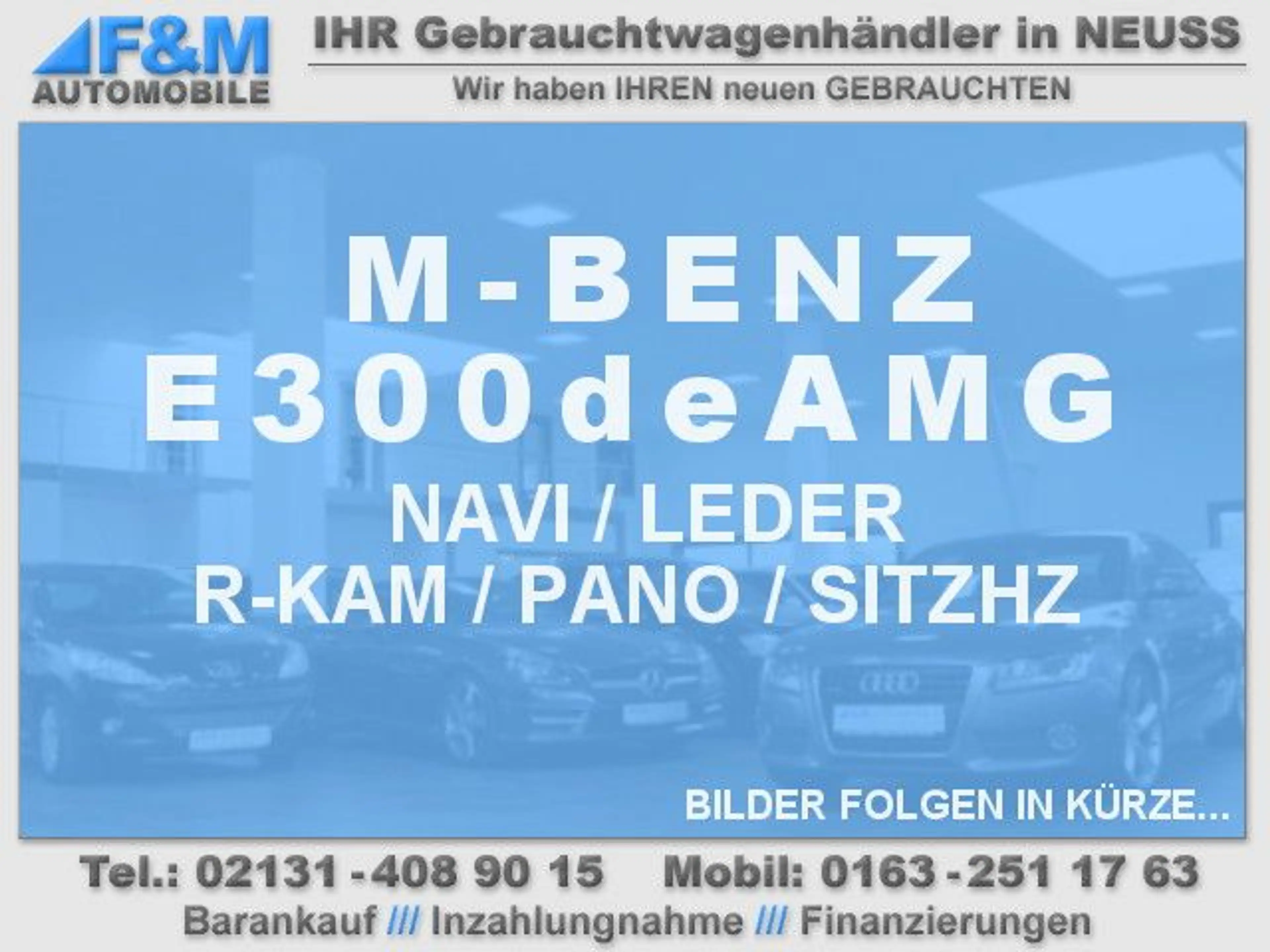 Mercedes-Benz E 300 de T Autom. AMG Night Navi Leder Pano LED