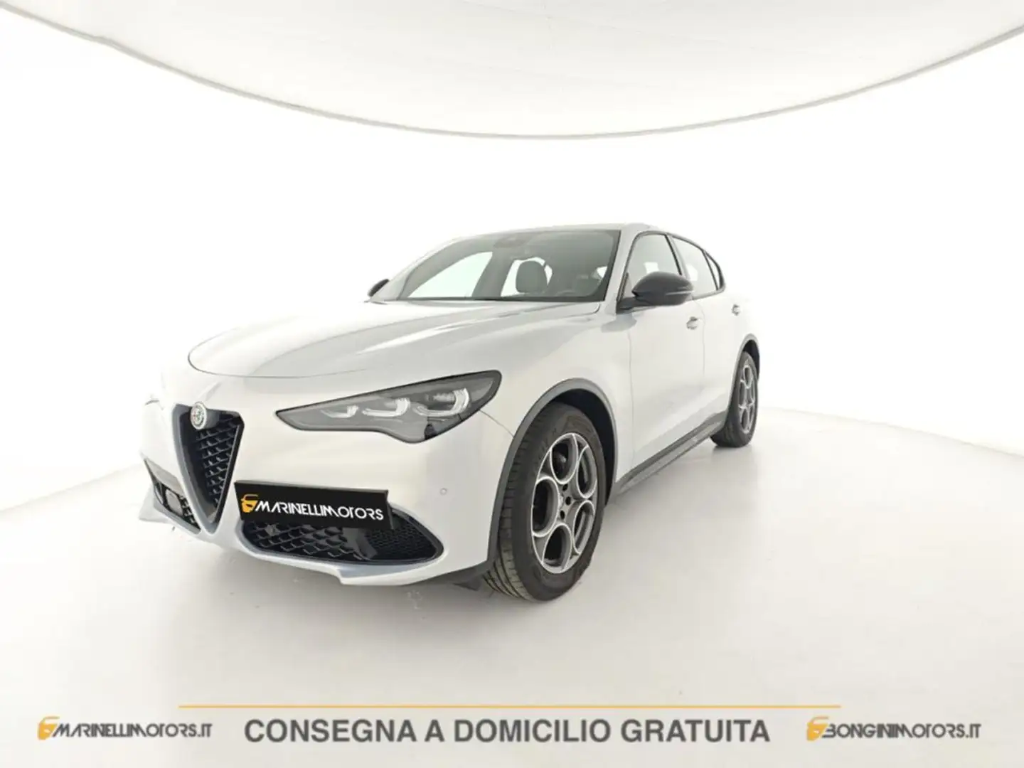 Alfa Romeo Stelvio 2.2 TURBODIESEL 160 CV AT8 RWD SPRINT Gris - 1