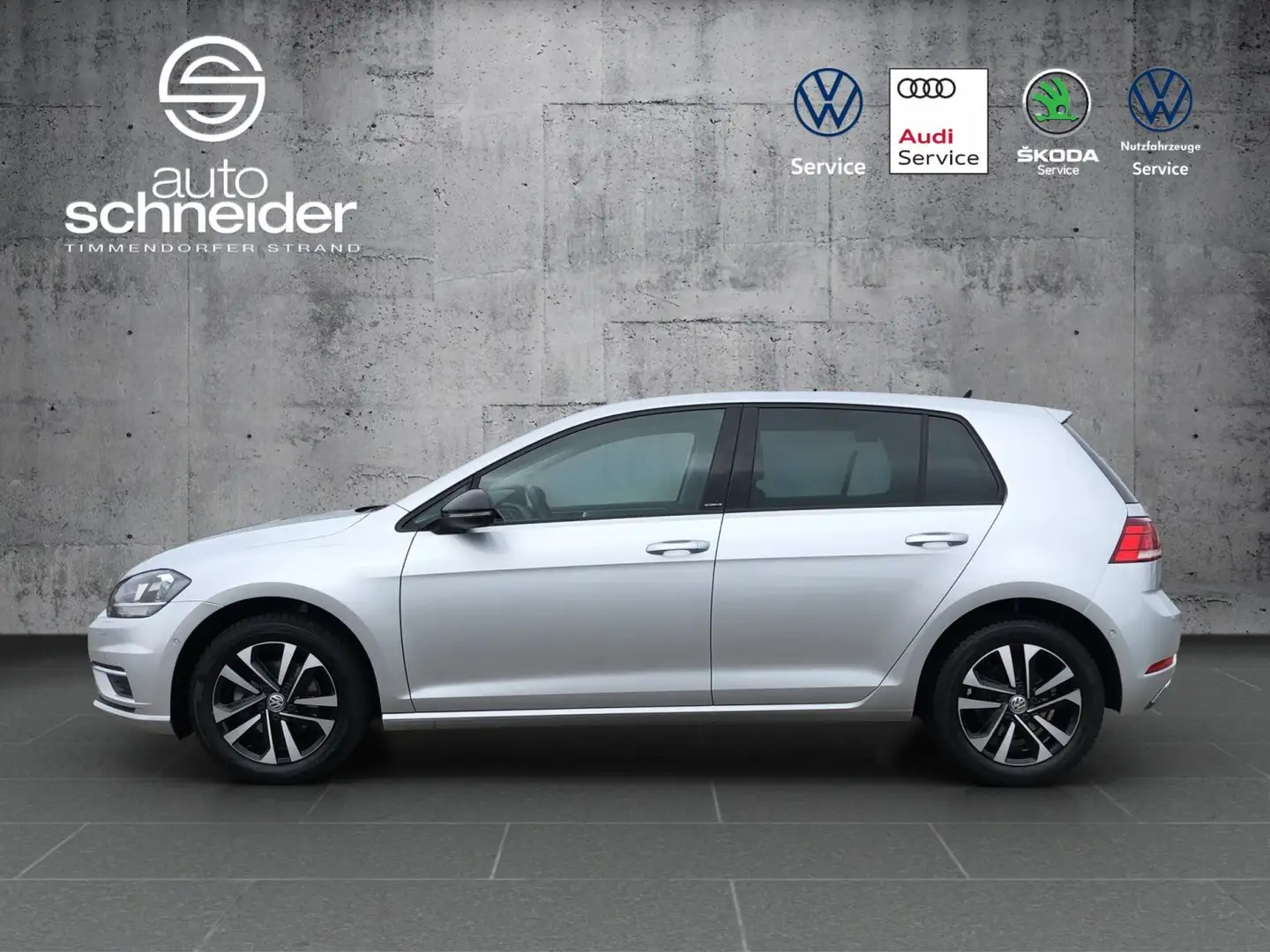 Volkswagen Golf VII 1.0 TSI IQ.DRIVE OPF SHZ ACC Klimaautomatik Silber - 2