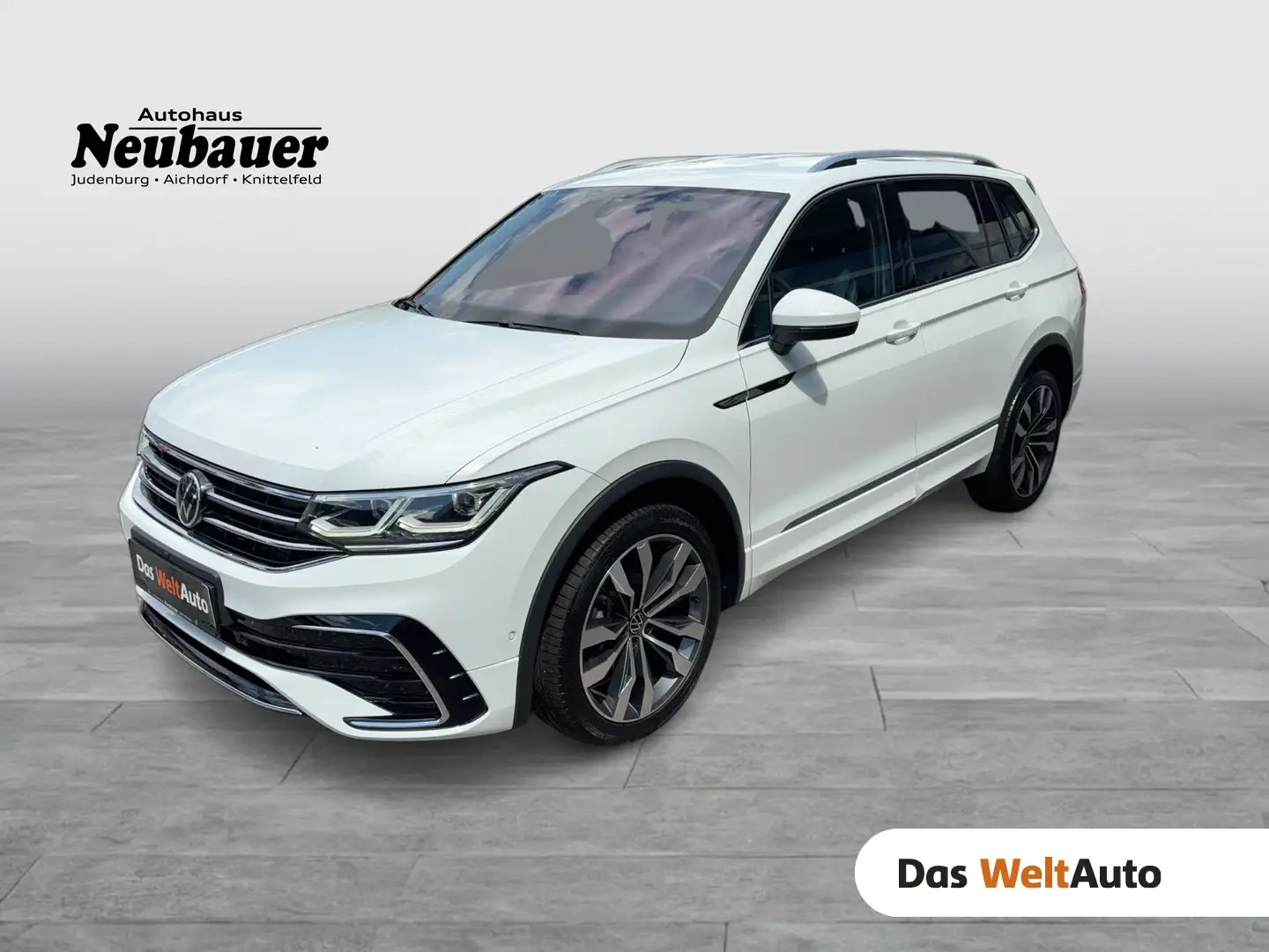 Volkswagen Tiguan Allspace R-Line TDI 4MOTION DSG Weiß - 1