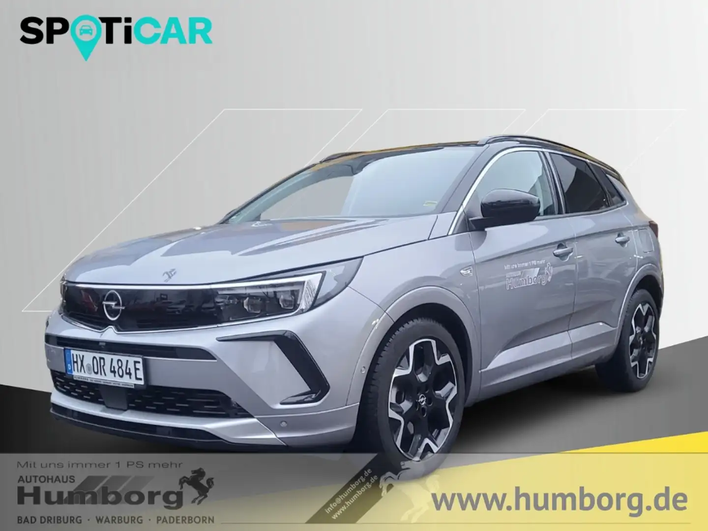 Opel Grandland Elegance Plug-in-Hybrid AHK-abnehmbar Navi LED El. Silber - 1