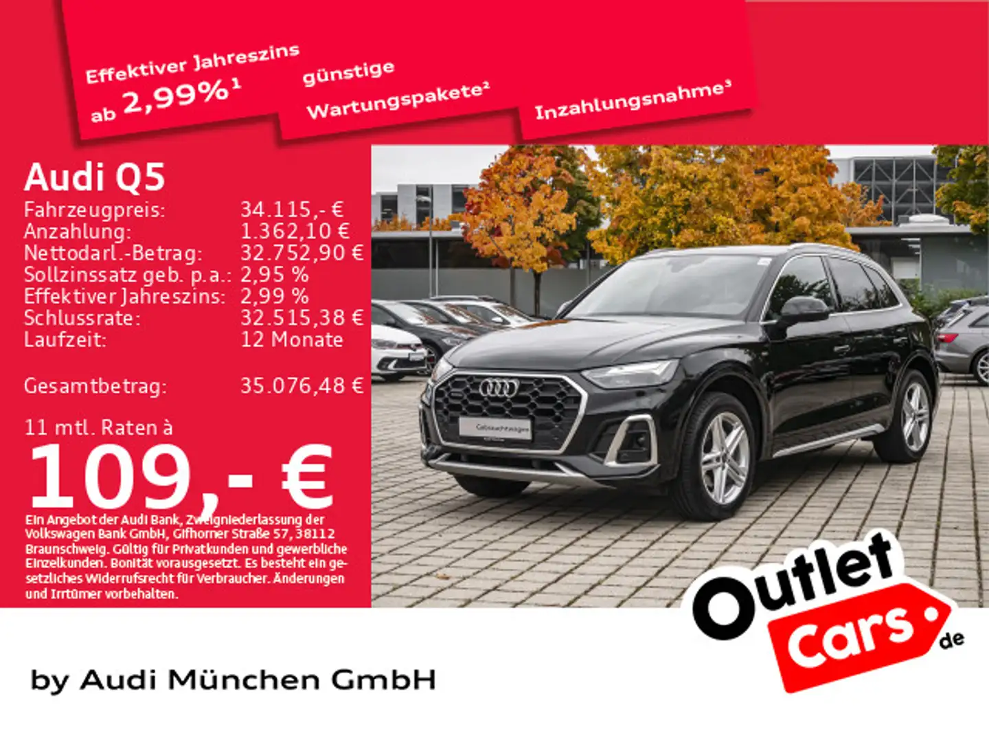 Audi Q5 40 TDI qu. S tronic S line AHK/Navi/Virtual Schwarz - 1