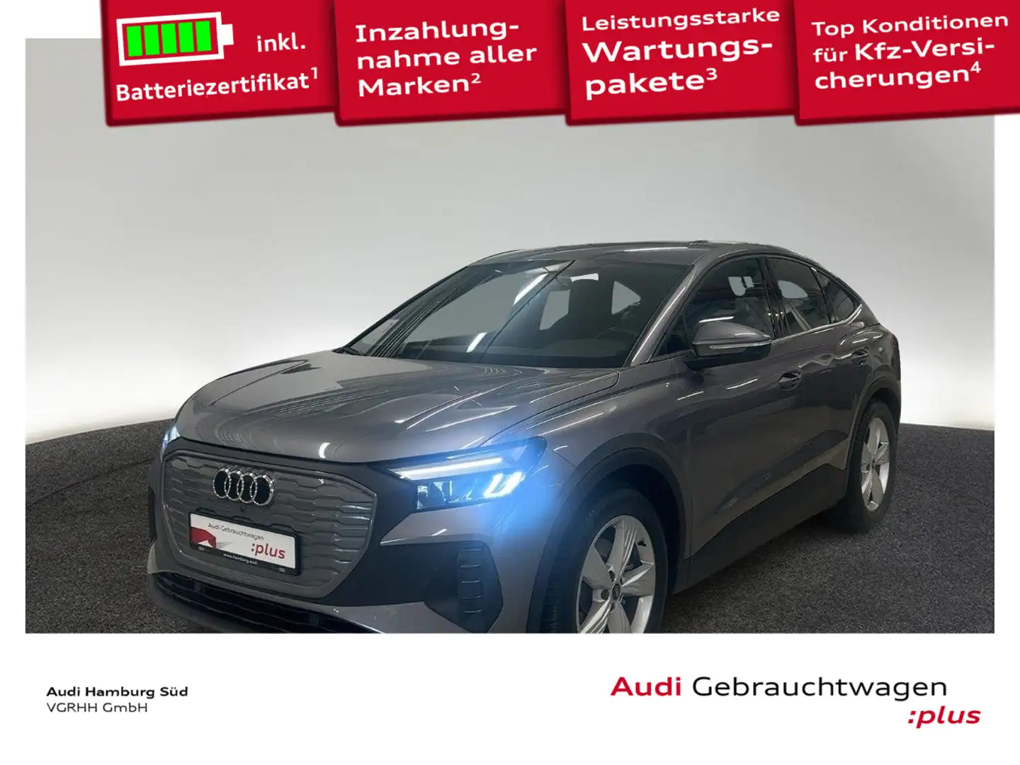 Audi Q4 e-tron Q4 Sportback 35 e-tron NAVI/ACC/WÄRMEPUMPE Grau - 1