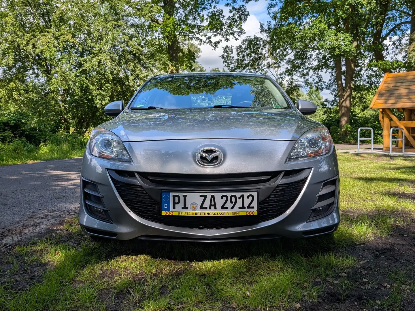 Mazda 3 3 2.0 MZR Aut. Exclusive-Line Silber - 1