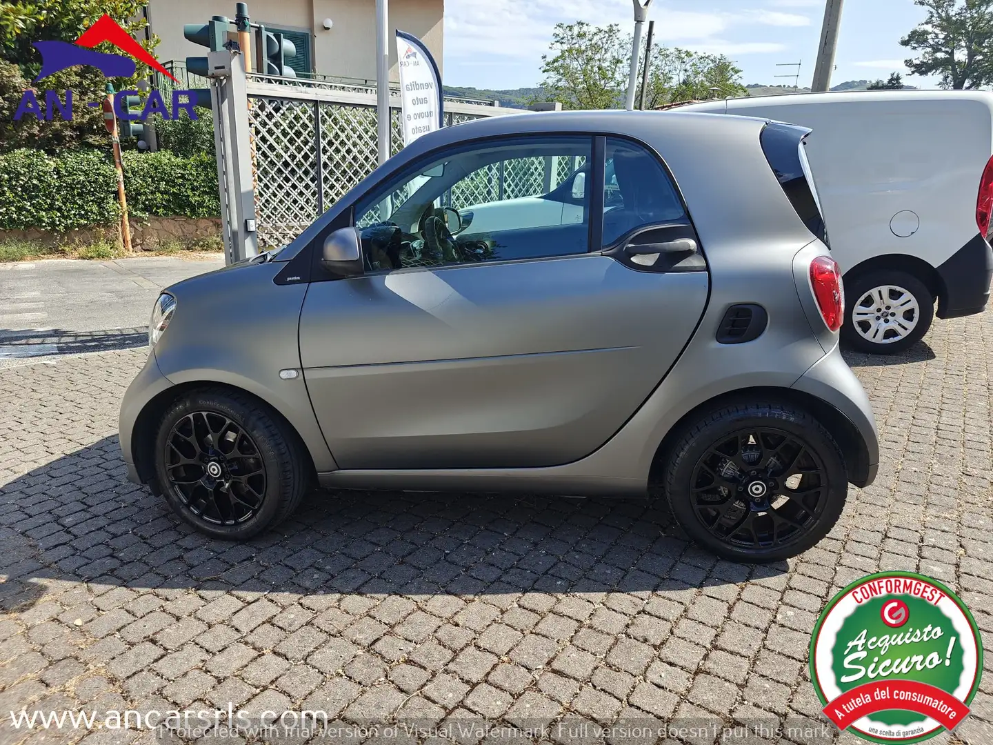 smart forTwo Fortwo 1.0 Superpassion 71cv twinamic grey matt Gris - 2