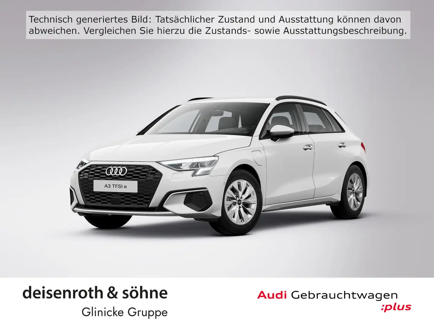 Audi A3 40 TFSI e LED/MMI/ASI/SHZ/sound/Tem Weiß - 1