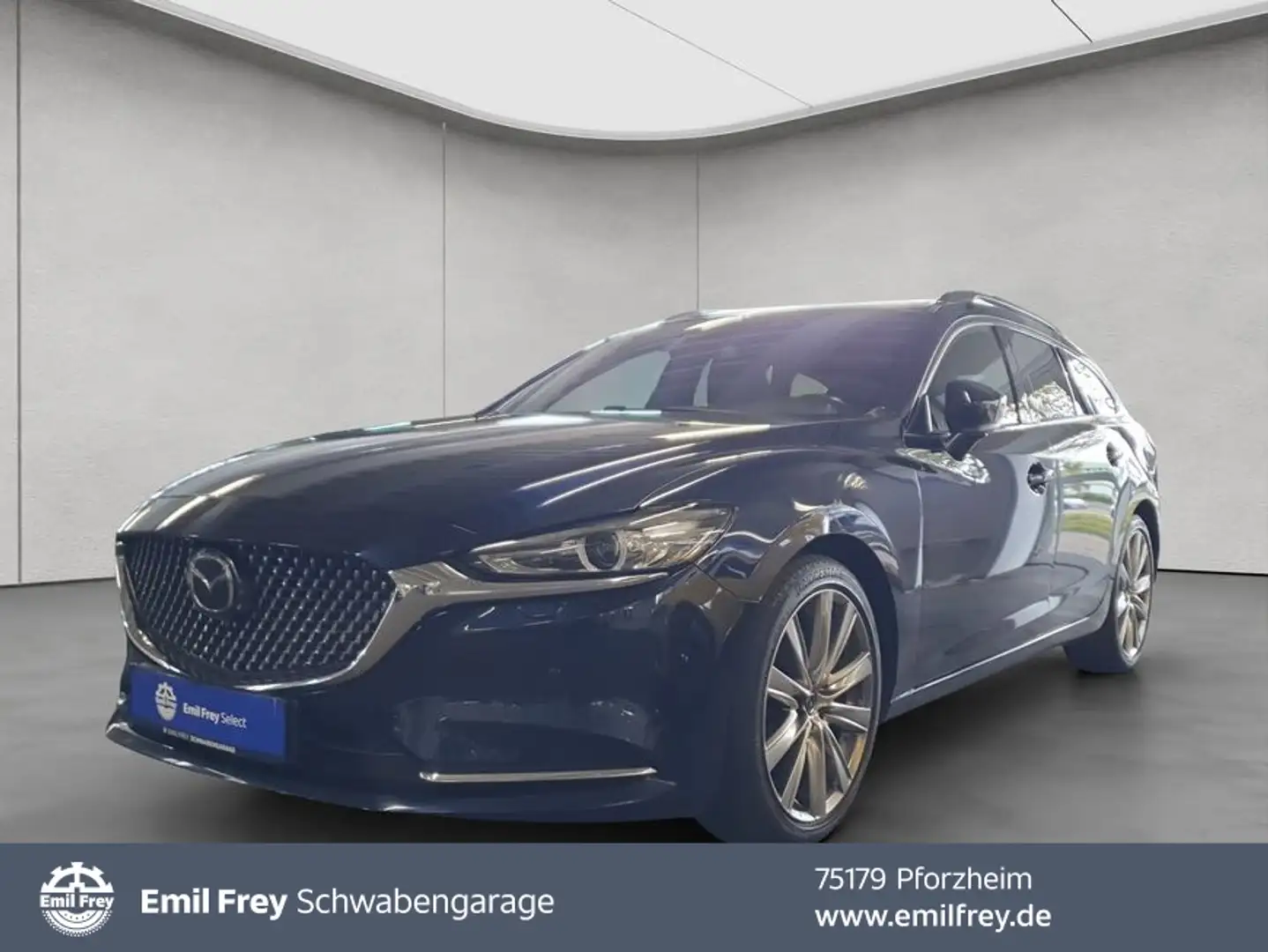 Mazda 6 Kombi SKYACTIV-G 194 Drive i-ELOOP Sports-Line Bleu - 1