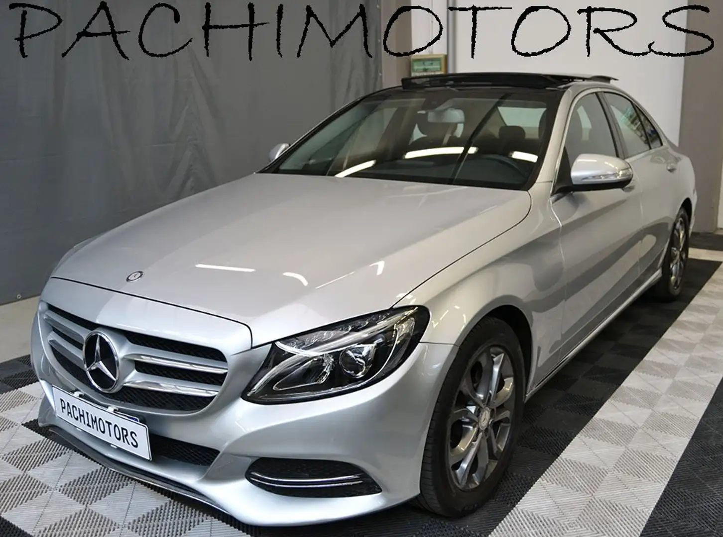 Mercedes-Benz C 200 Sport Tetto Panoramico Unico Proprietario srebrna - 1