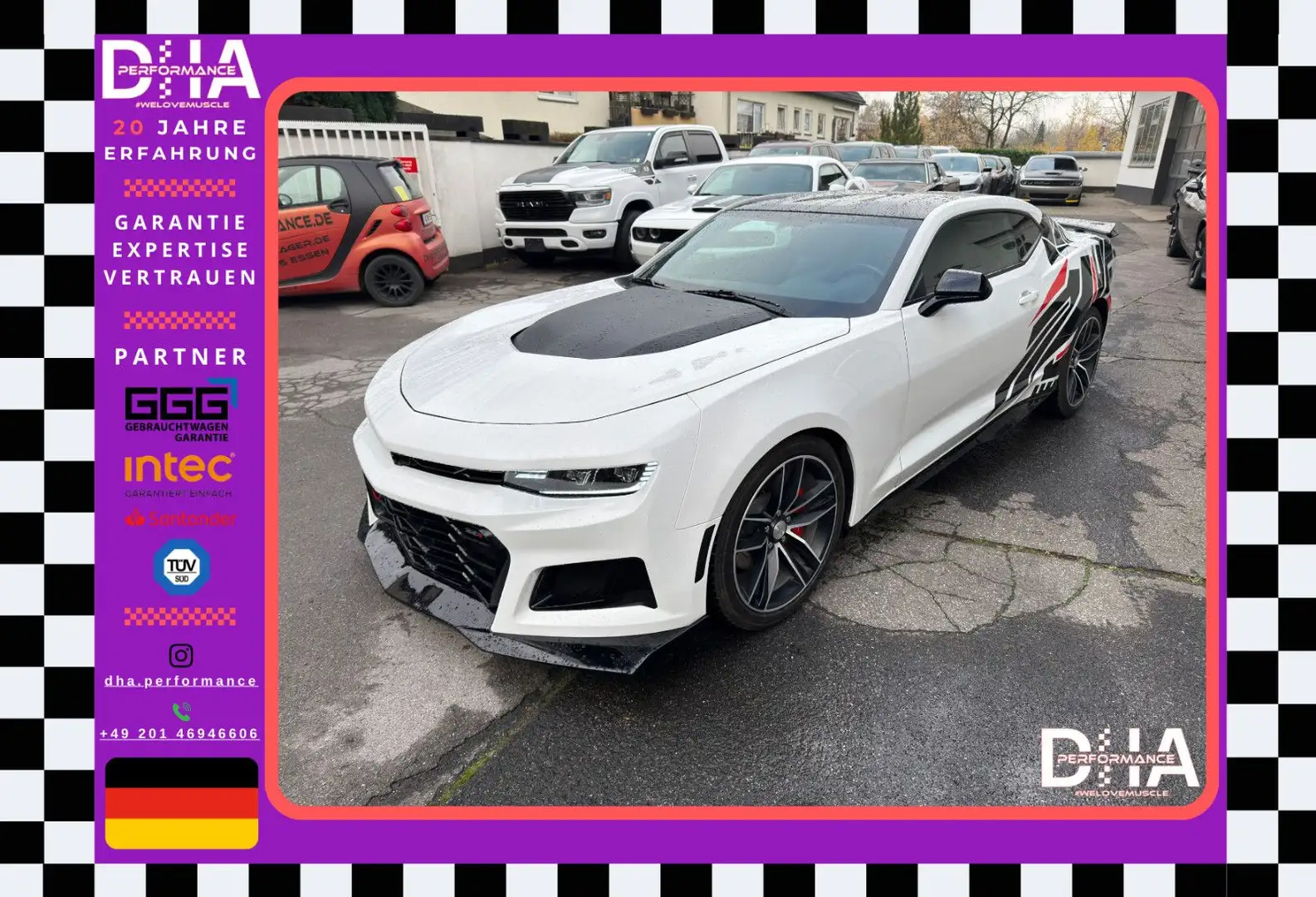 Chevrolet Camaro CAMARO 1LT 3.6 V6 *REDLINE*LED*LEDER*GARANTIE* Weiß - 1