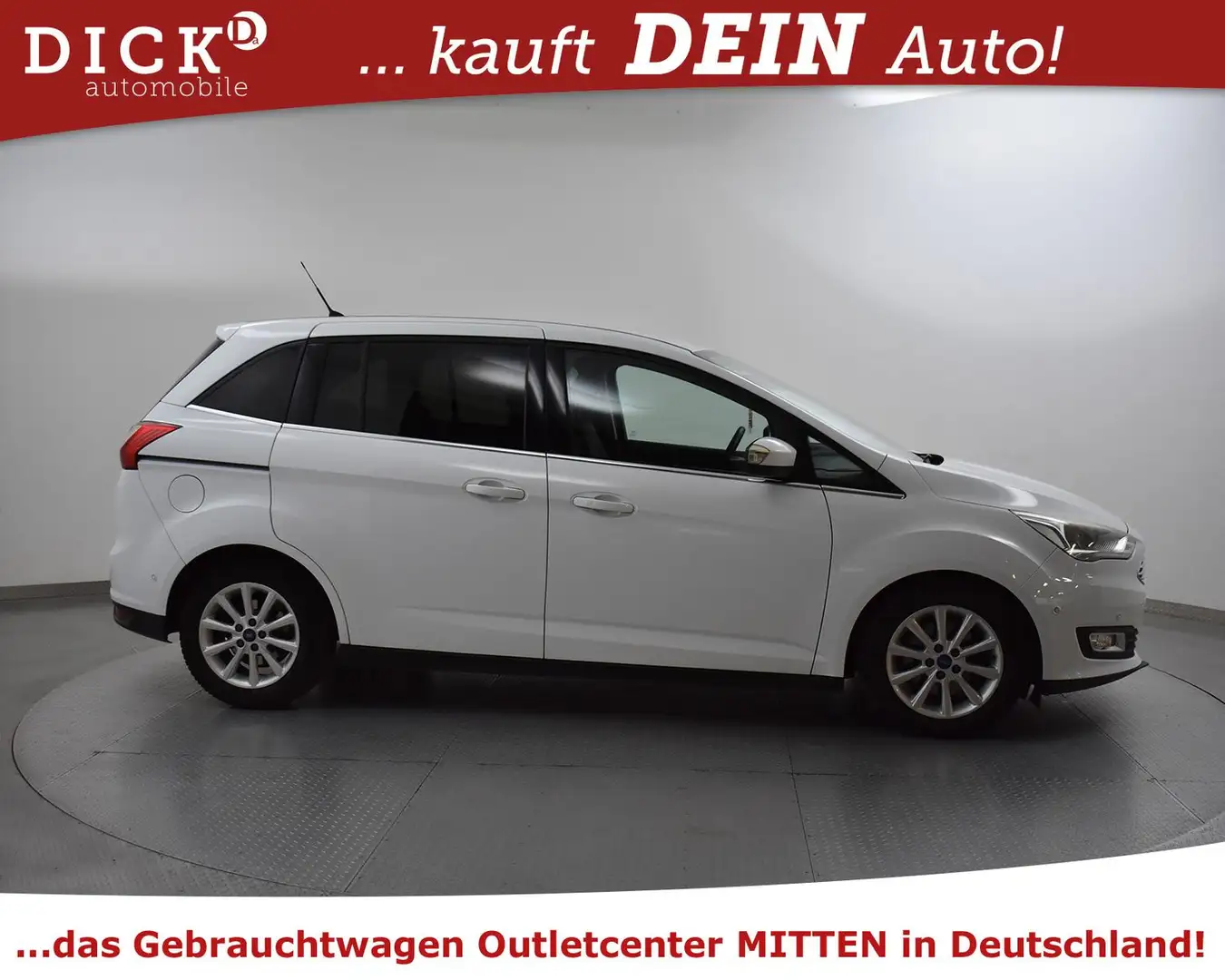 Ford Grand C-Max 2.0d Titan 7SIT+STANDHZ+SHZ+KAM+AHK+ Weiß - 2