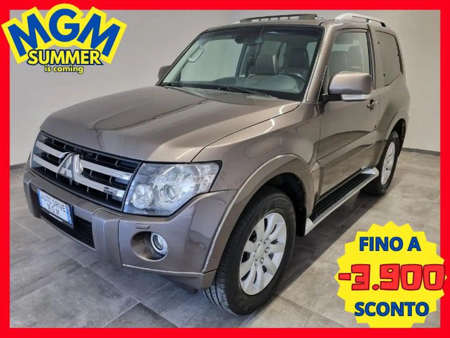 Mitsubishi Pajero 3.2 DI-D 16V 3p. TETTO+PELLE Marrone - 1