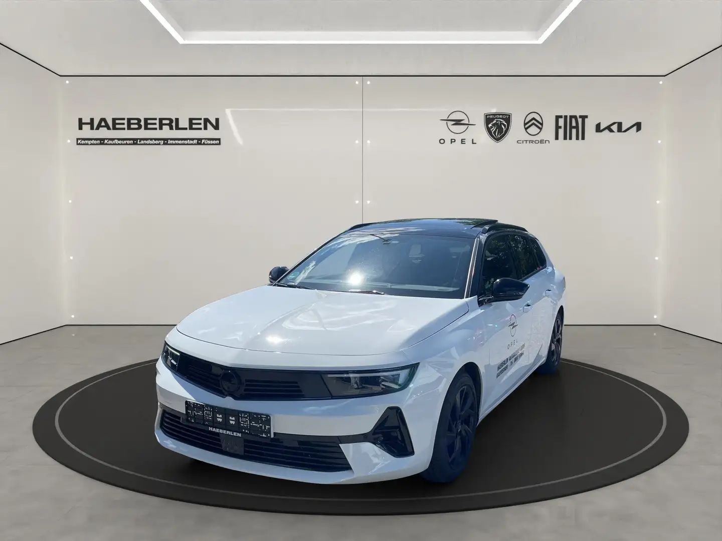 Opel Astra ST 1.2 Turbo GS *Glasdach+Sitzheiz.+AHK* Blanc - 2