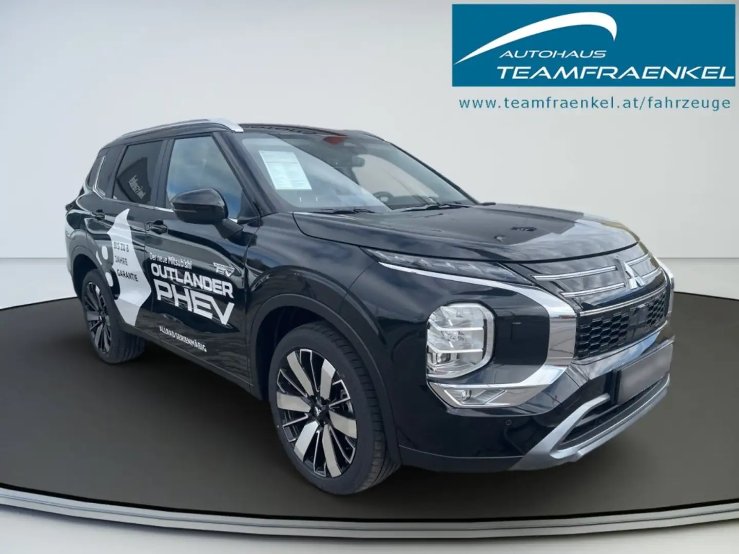 Mitsubishi Outlander PHEV 2,4 4WD Intense AT 25 Schwarz - 2