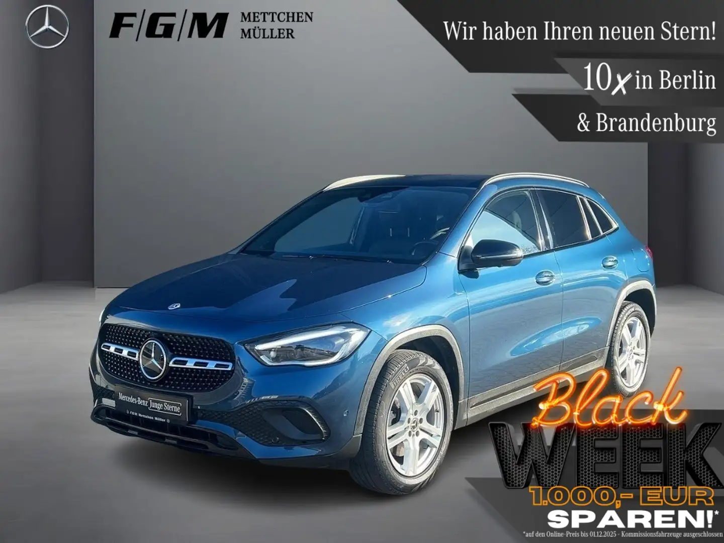 Mercedes-Benz GLA 250 e Progressive KeyGo|MBeam|360|Night|PDC Blau - 1