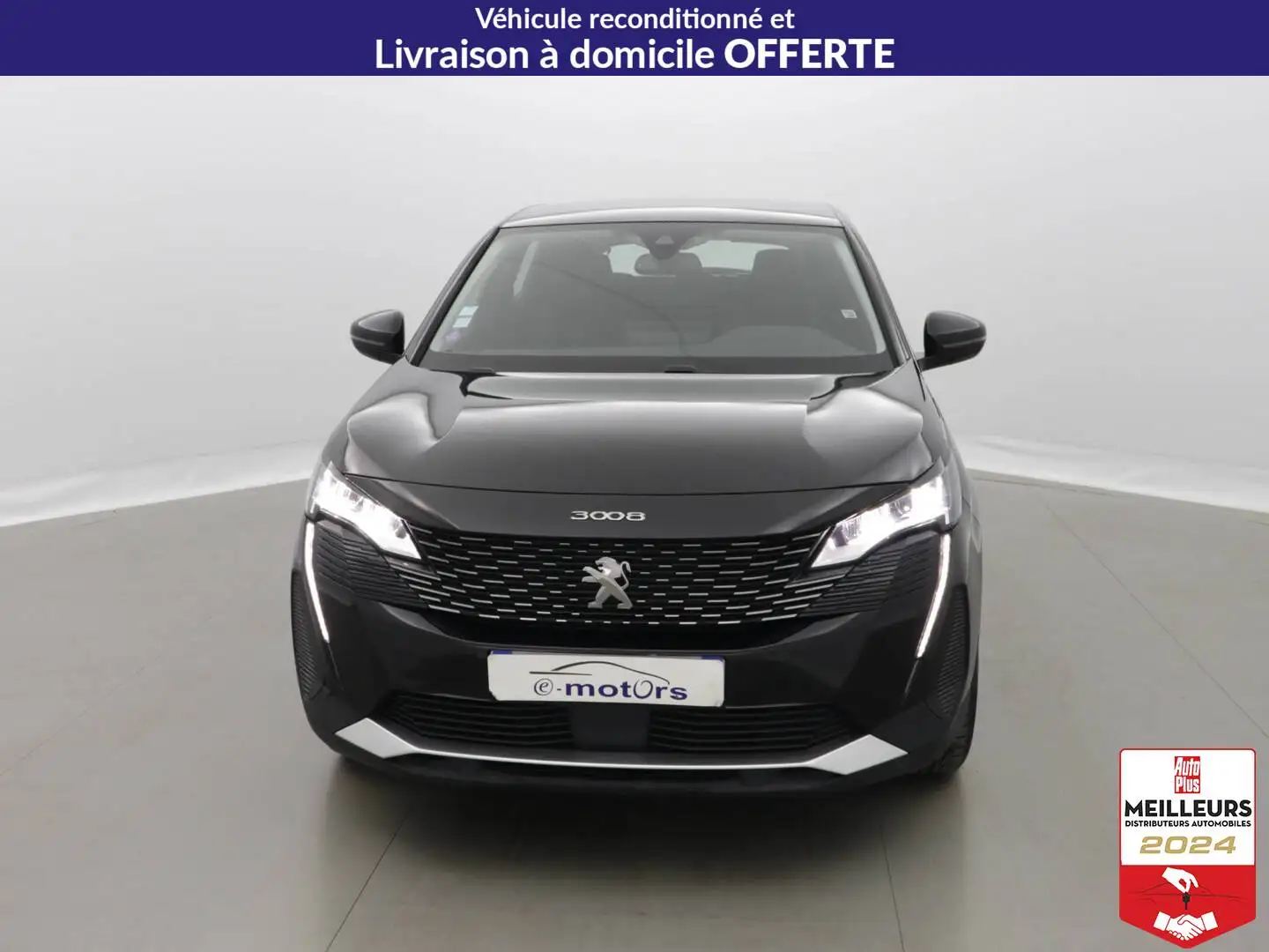 Peugeot 3008 Puretech 130 EAT8 Active +GPS +Caméra Zwart - 2