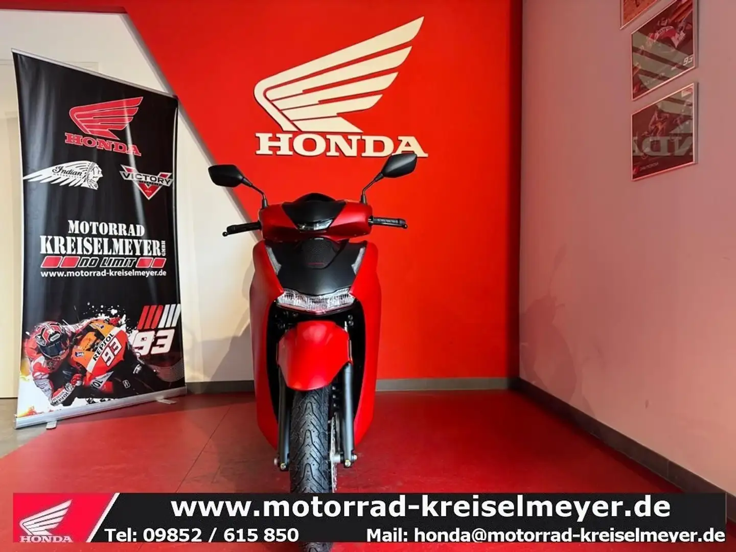 Honda SH 350i Mod.25 Einzelstück mit 359,- € Preisvorteil! Rosso - 2