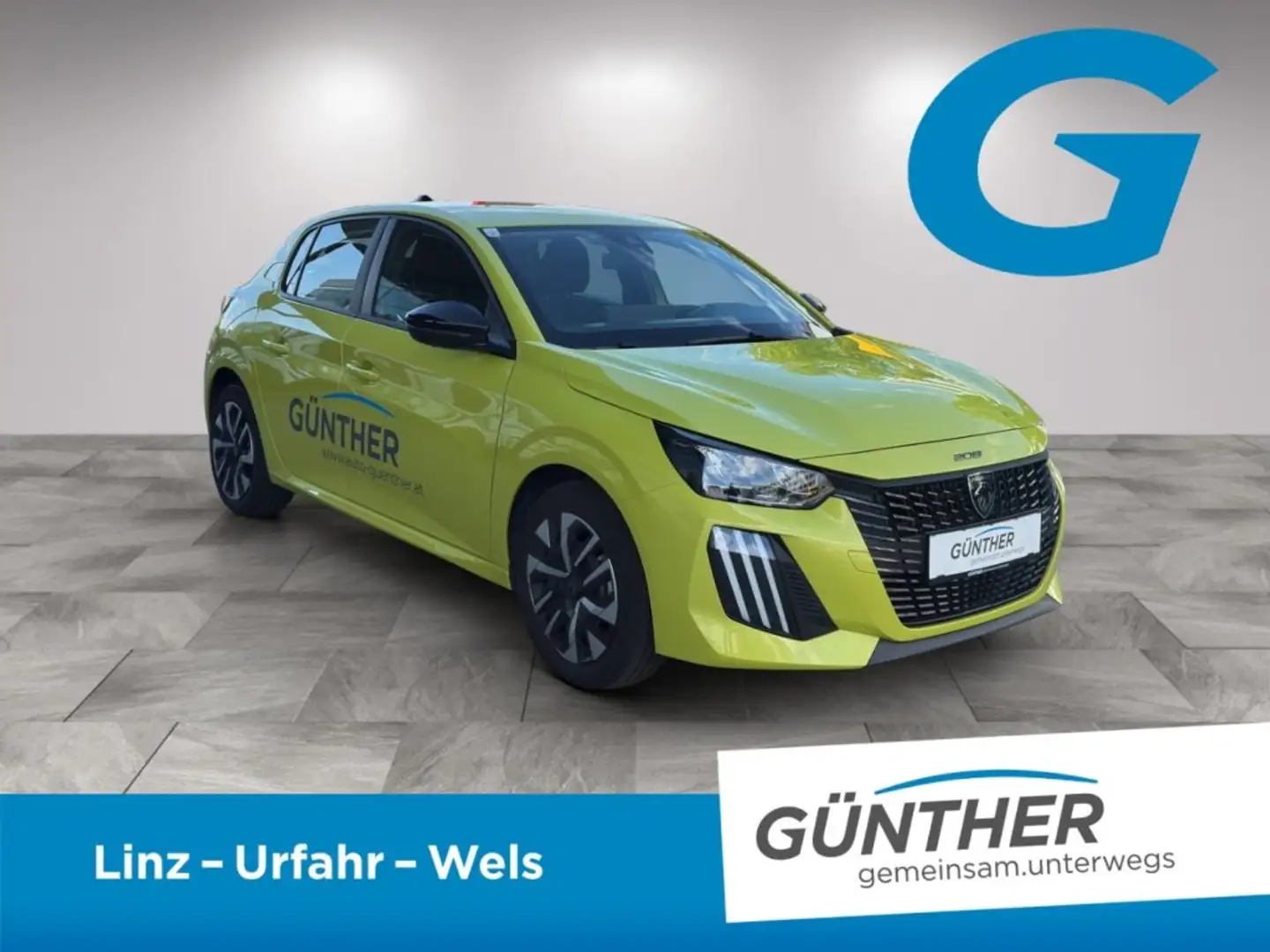 Peugeot 208 ACTIVE PureTech 100 6-Gang-Manuell Geel - 2