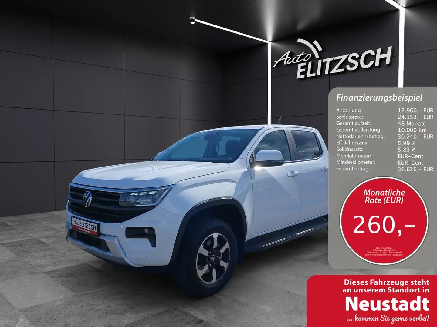 Volkswagen Amarok TDI Life DSG 4M LED AHK AID SITZH. Blanco - 1