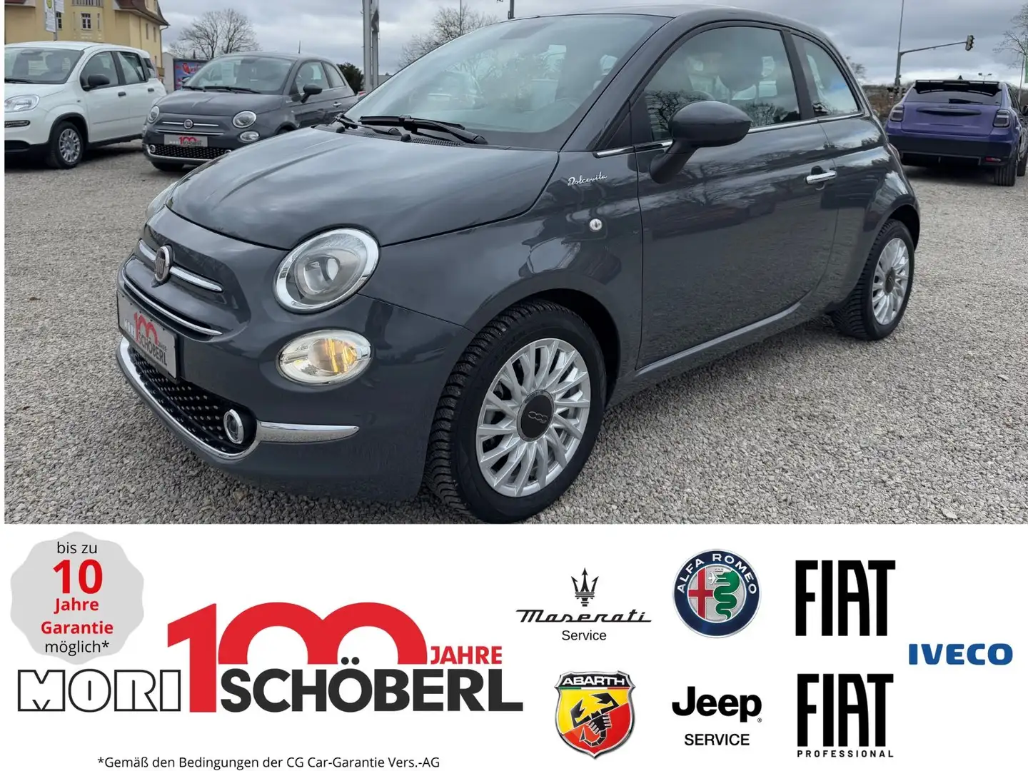 Fiat 500 Dolcevita 1.0 Mild Hybrid Grijs - 1