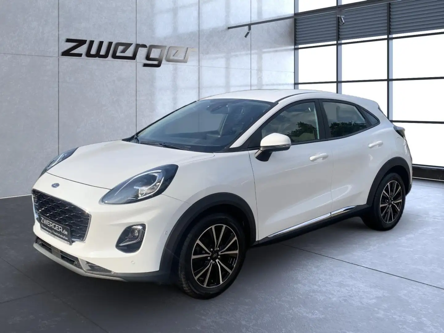 Ford Puma Titanium iACC Navi Kamera PDC Alu 17" DAB+ Blanc - 2
