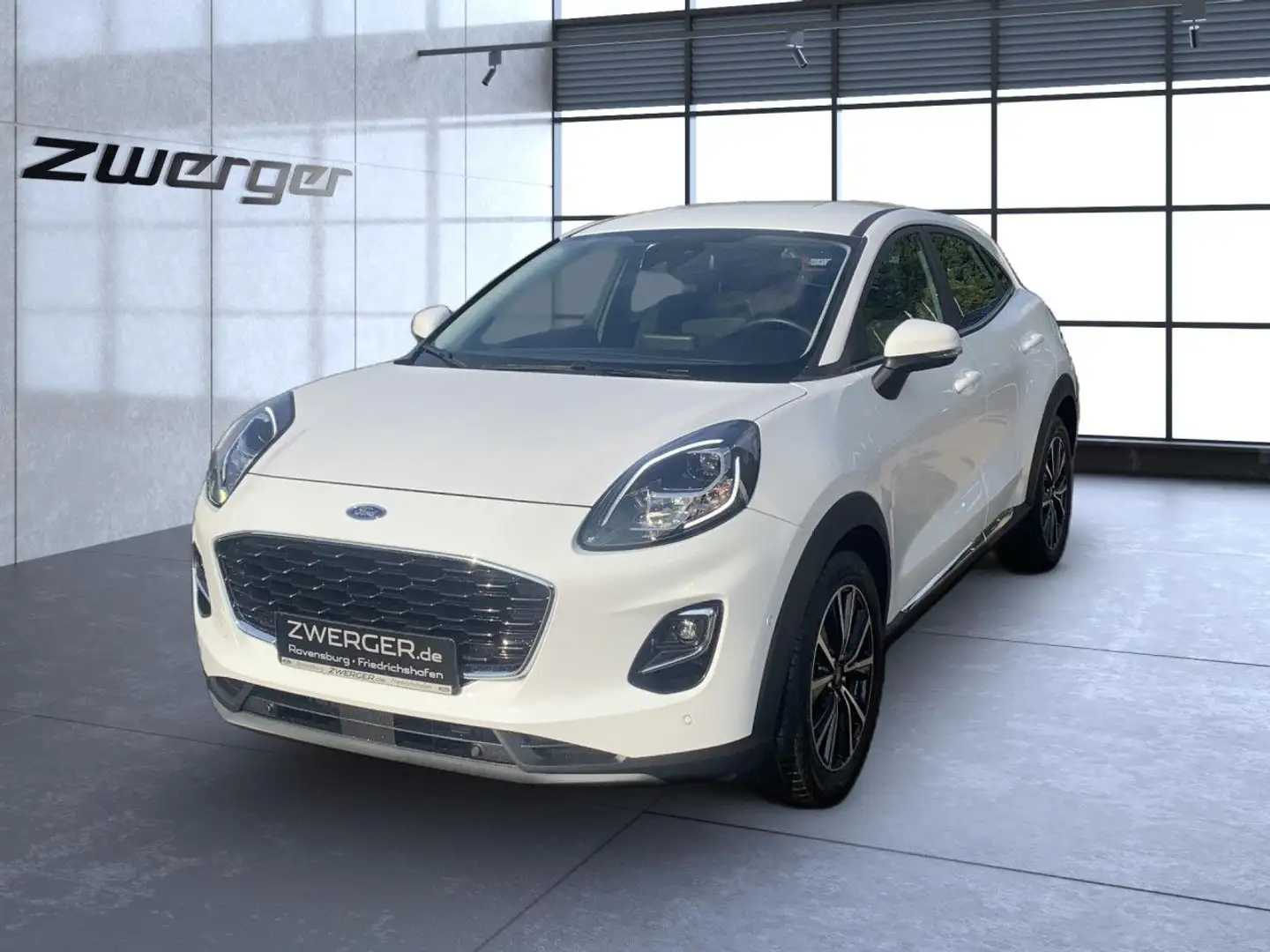 Ford Puma Titanium iACC Navi Kamera PDC Alu 17" DAB+ Blanc - 1