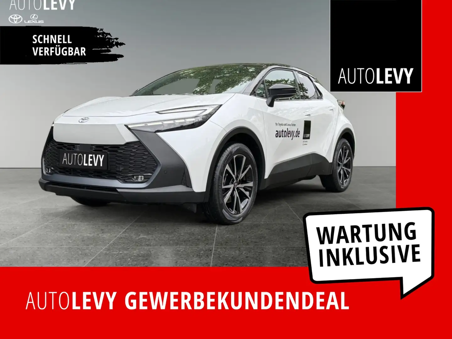 Toyota C-HR Plug-In Teamplayer +Technik-Paket **Sofort** Белый - 1