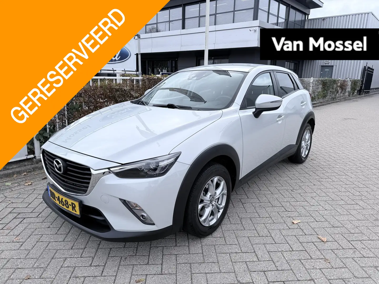 Mazda CX-3 2.0 SkyActiv-G 120 TS+ | Cruise Ctrl | Navigatie | Blanc - 1