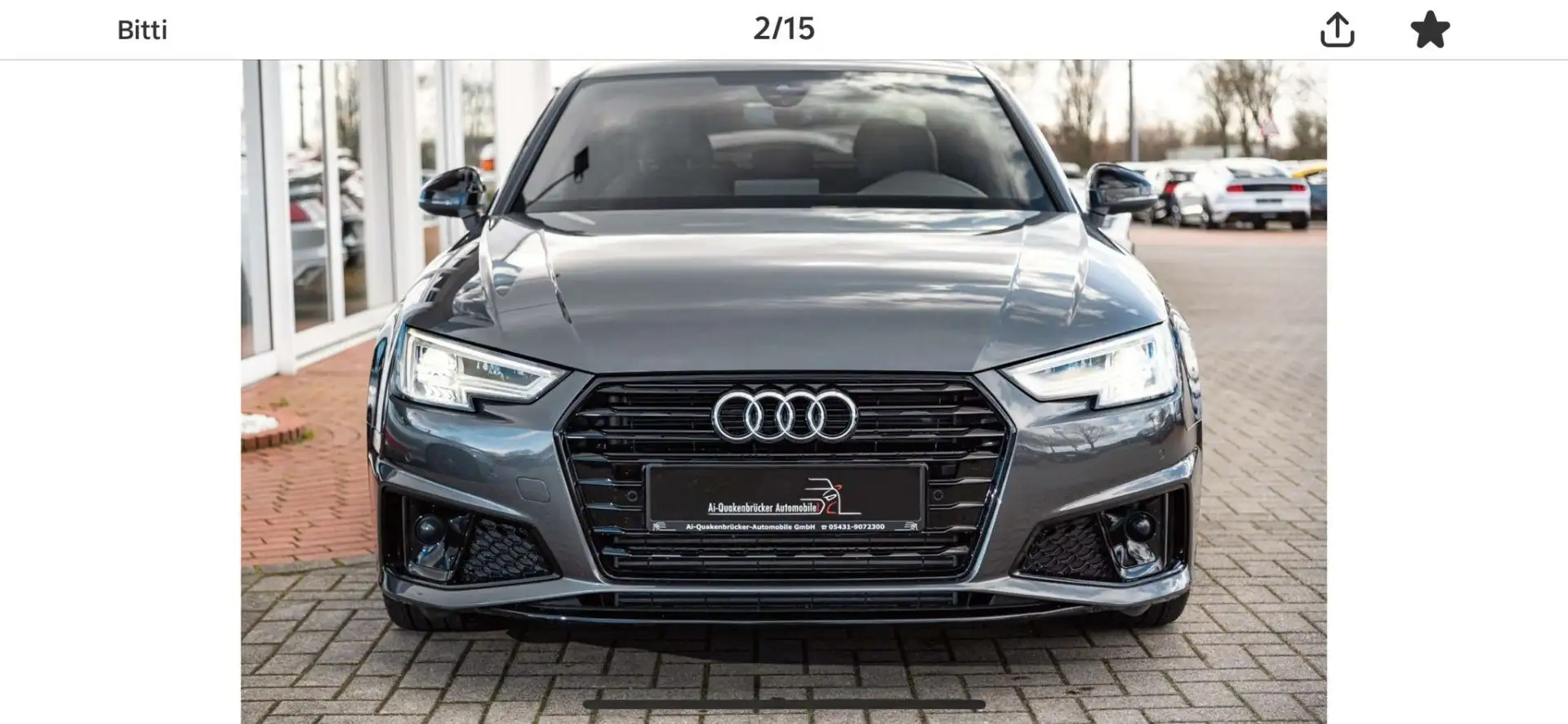 Audi A4 2.0 TFSI Quattro S tronic - 1