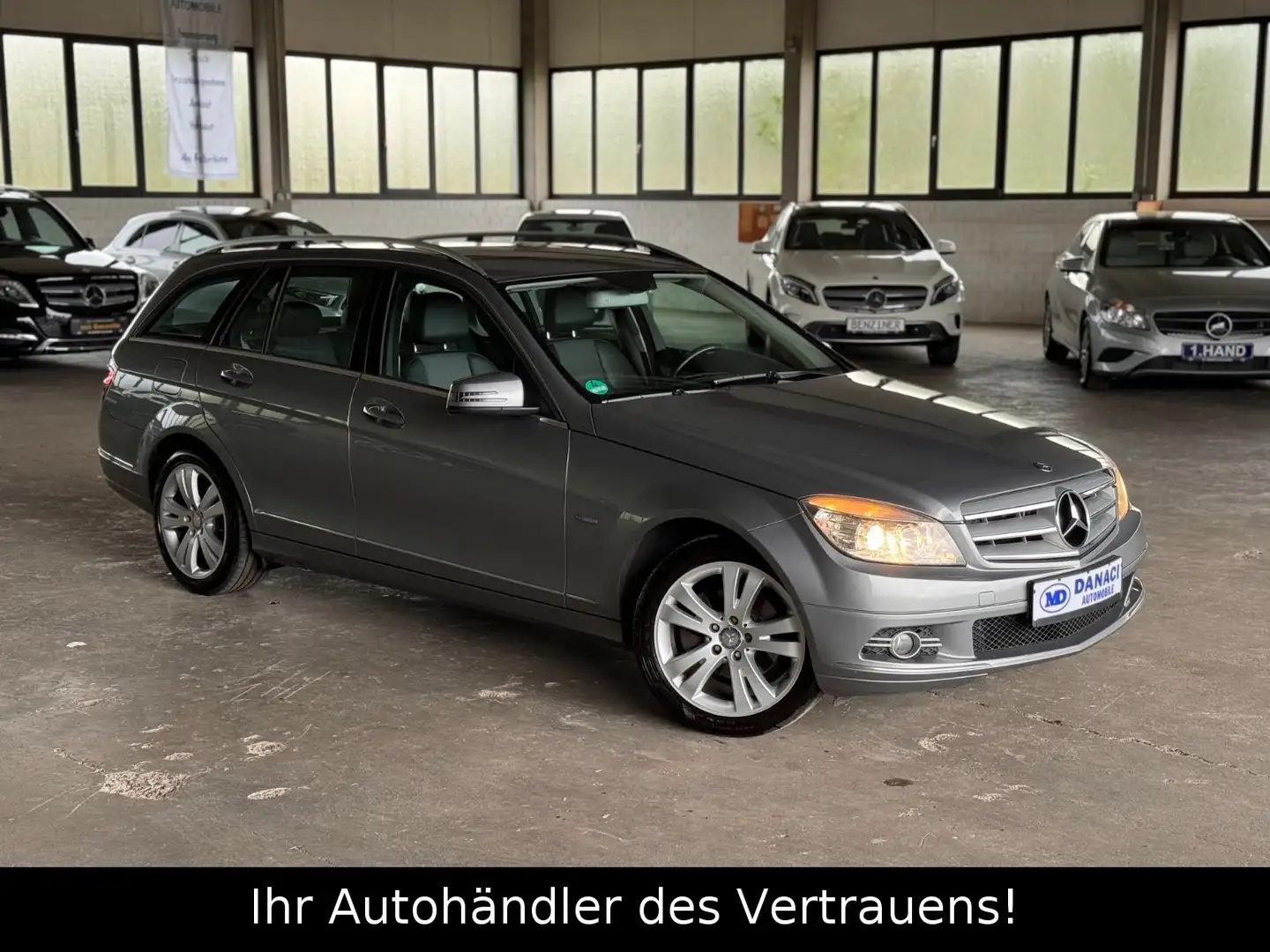 Mercedes-Benz C 180 Kompressor BlueEffici-1.Hand-SHZ-PDC Silber - 1