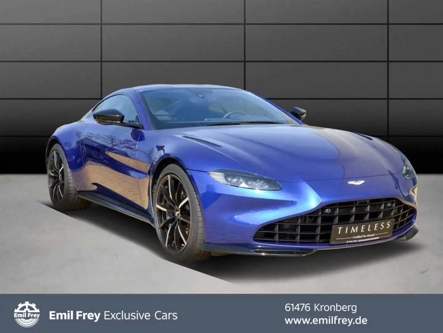 Aston Martin V8 Bleu - 1