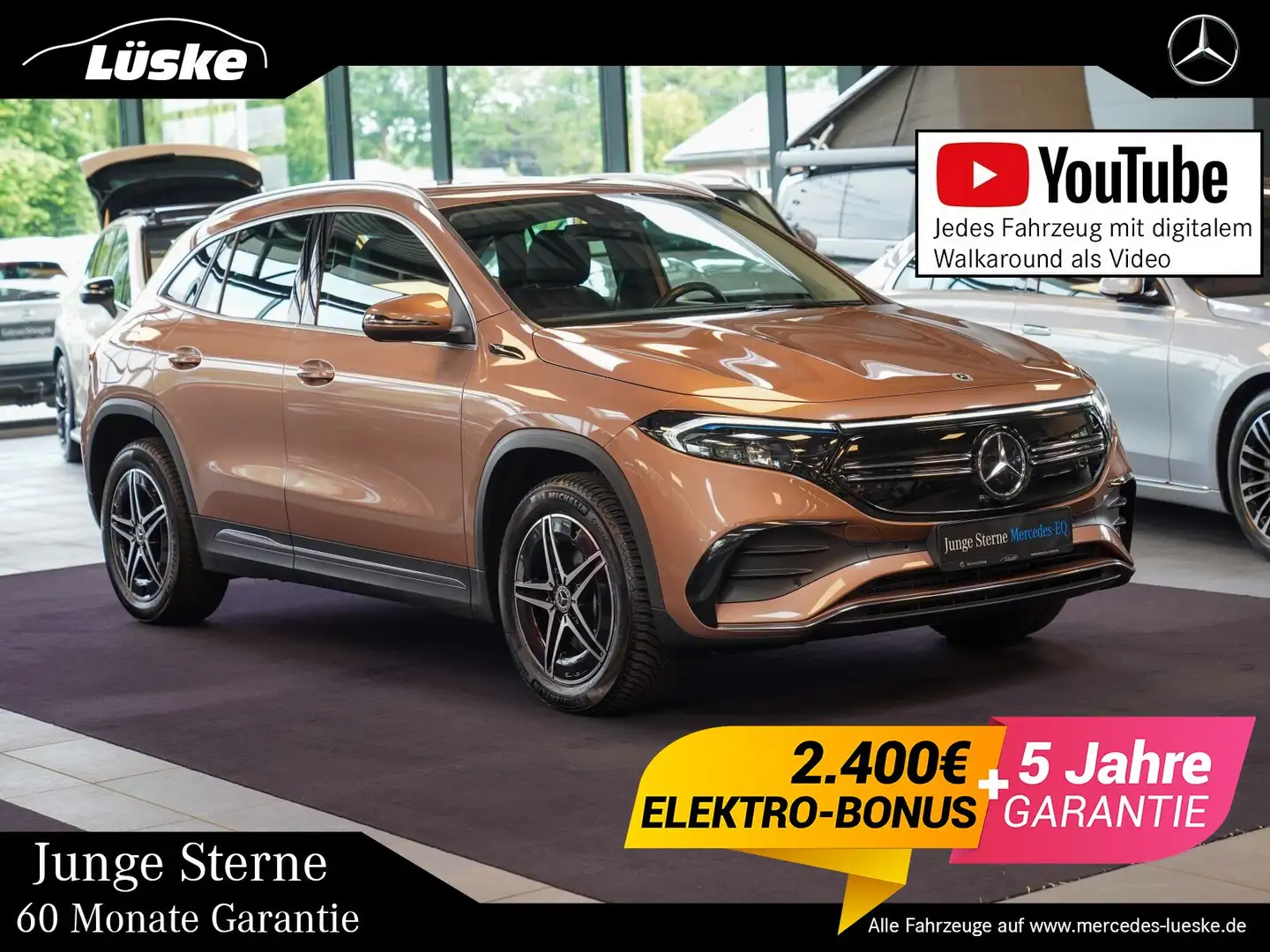 Mercedes-Benz EQA 250 EQA 250 AMG Line roségold AHK URBAN GUARD CarPla Oro - 1