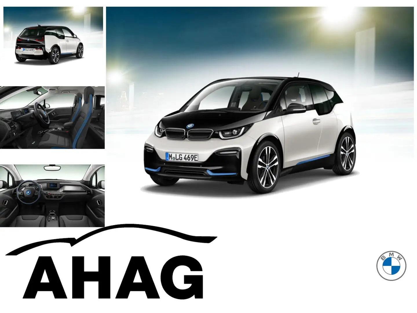 BMW i3 s (120 Ah), 135kW Navi Business Klimaaut. PDC Weiß - 1
