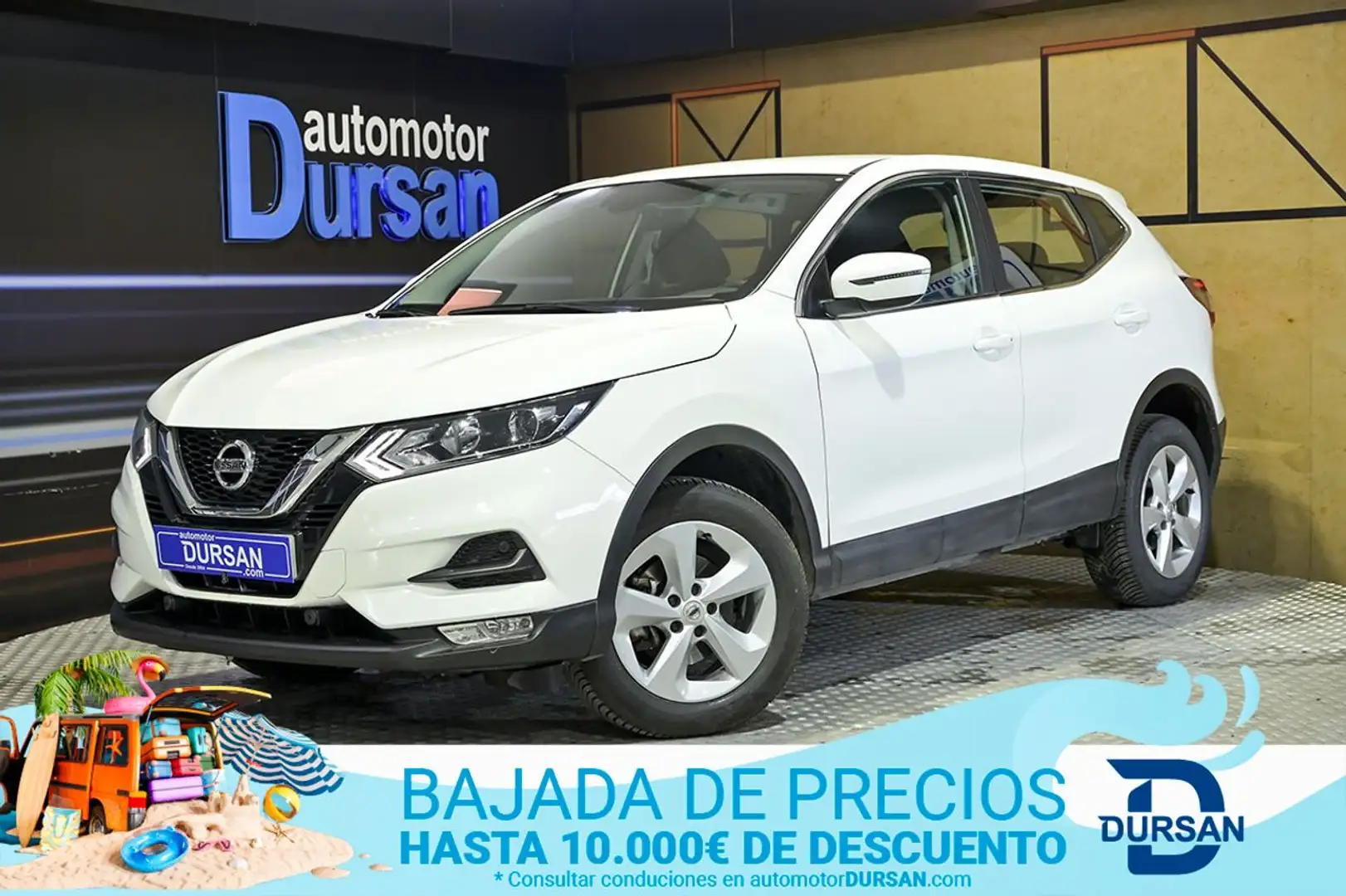 Nissan Qashqai dCi 85 kW 115 CV E6D ACENTA Weiß - 1