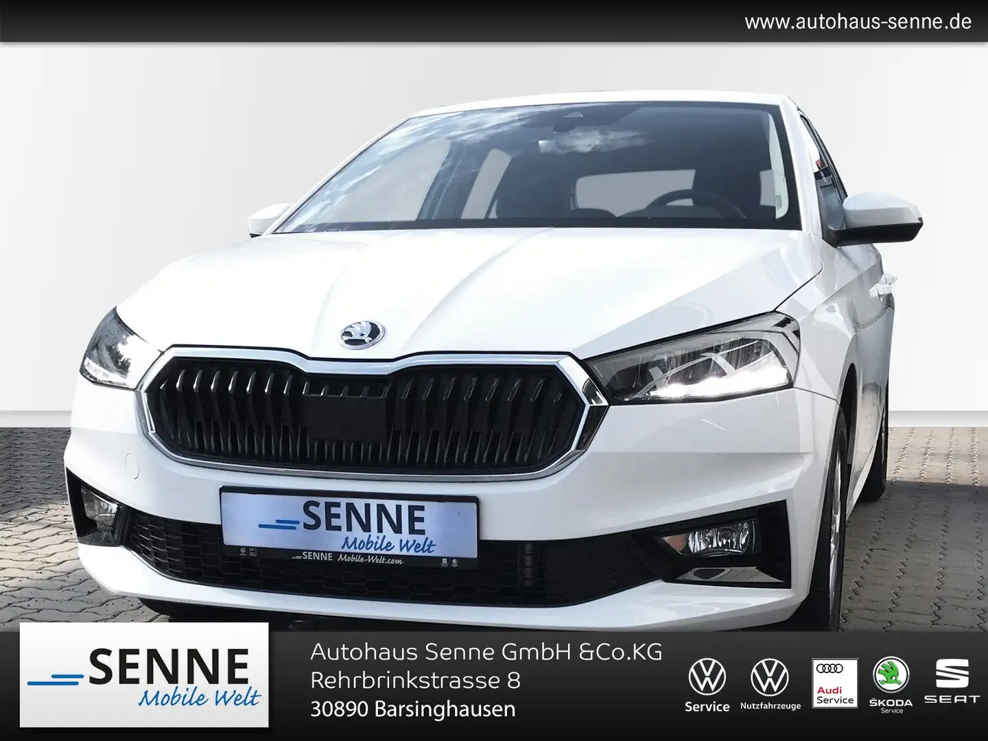 Skoda Fabia Fabia 1.0 TSI Selection LED, Sitzh., Garantie  BC Weiß - 1